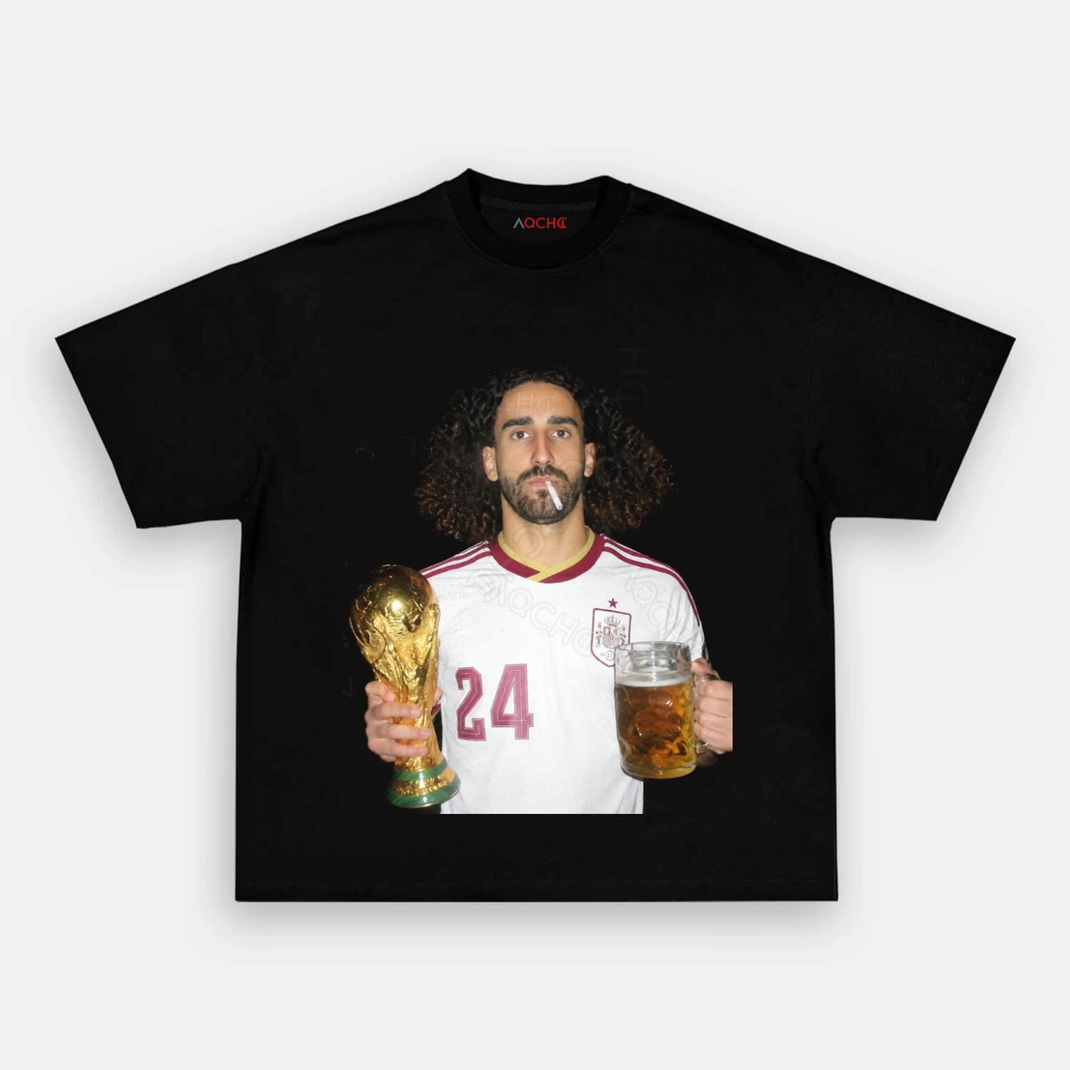Spain Football Style Tee V1.3 - AQCHIC