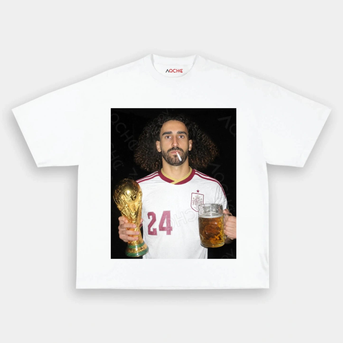 Spain Football Style Tee V1.3 - AQCHIC