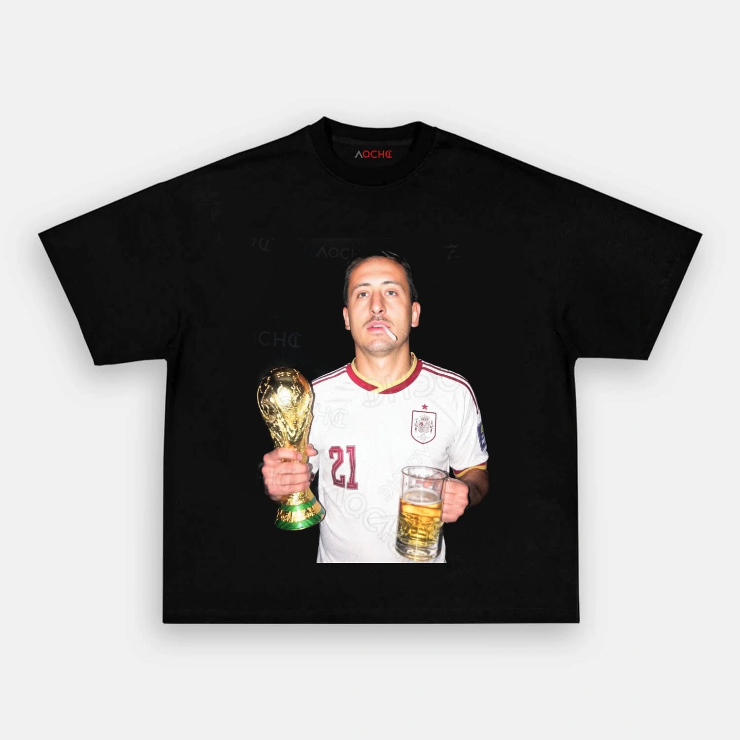 Spain Football Style Tee V1.7 - AQCHIC
