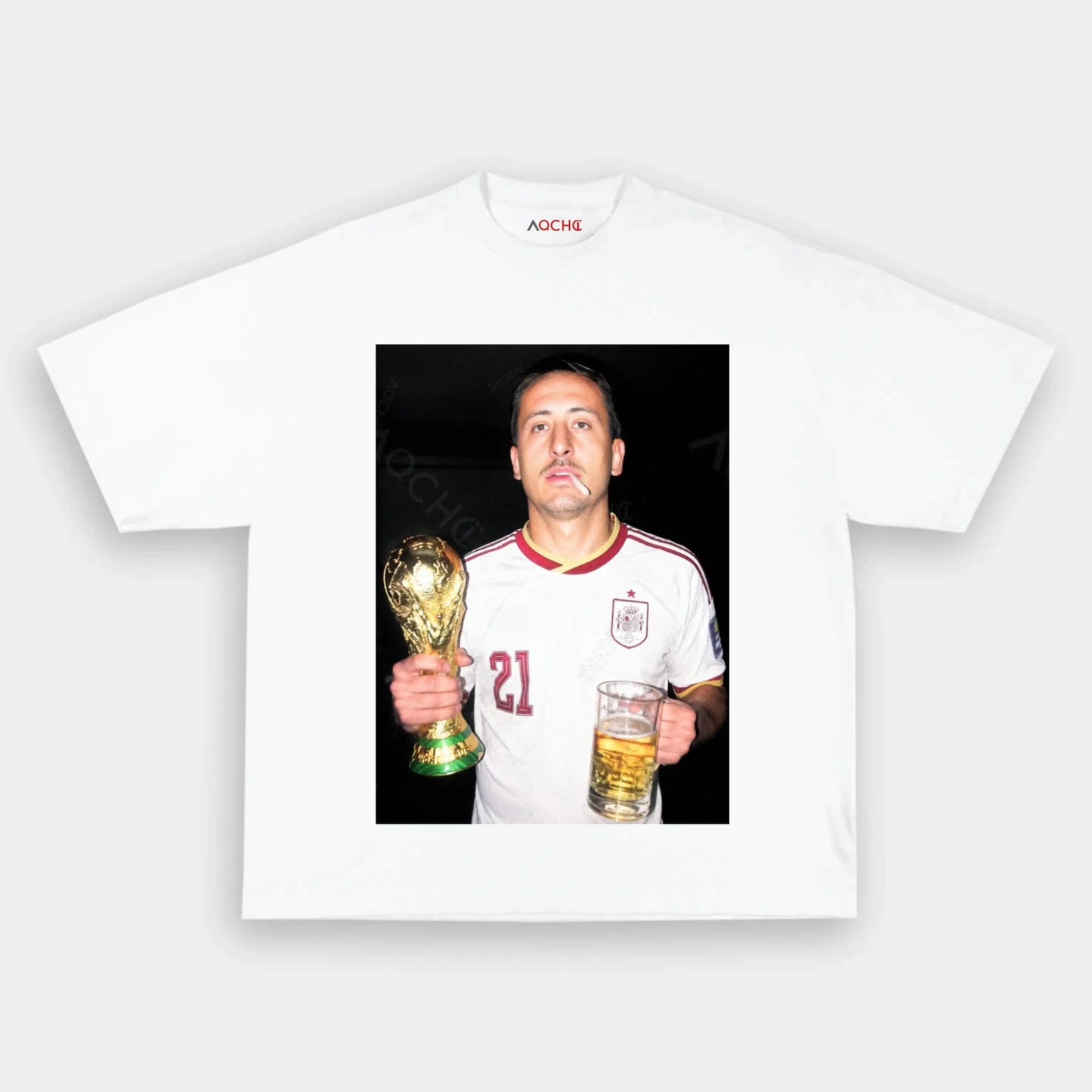 Spain Football Style Tee V1.7 - AQCHIC