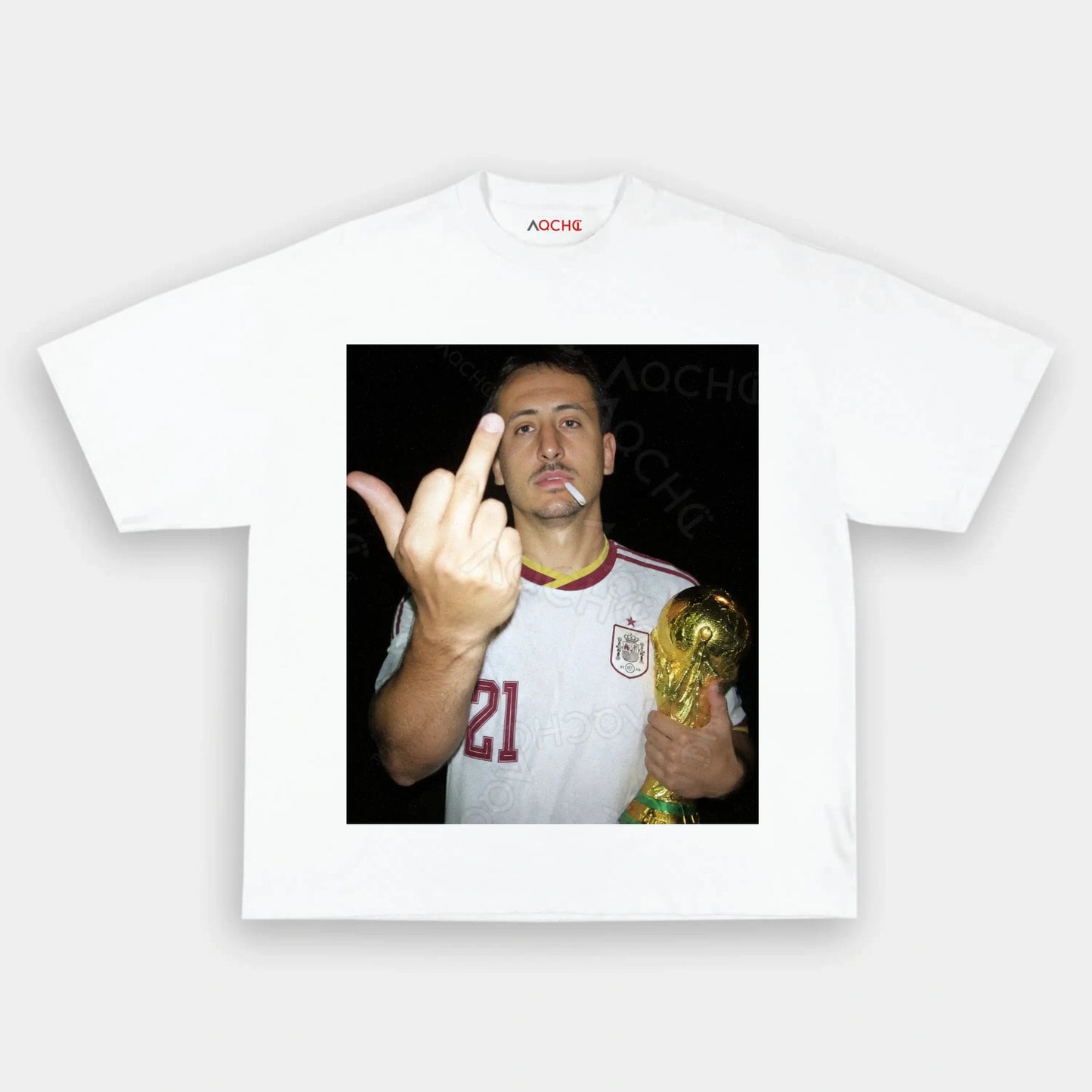 Spain Football Style Tee V1.8 - AQCHIC