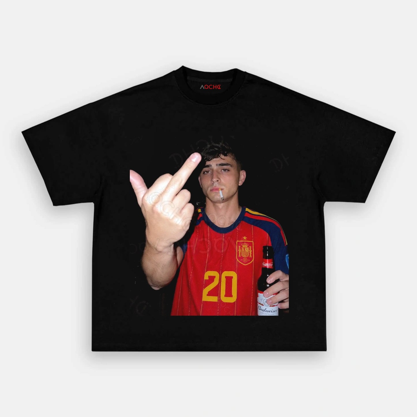 Spain Soccer Style Tee 1 - AQCHIC
