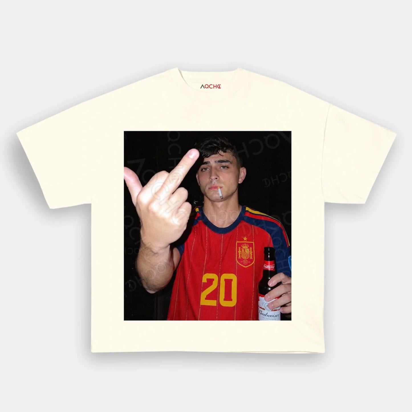 Spain Soccer Style Tee 1 - AQCHIC