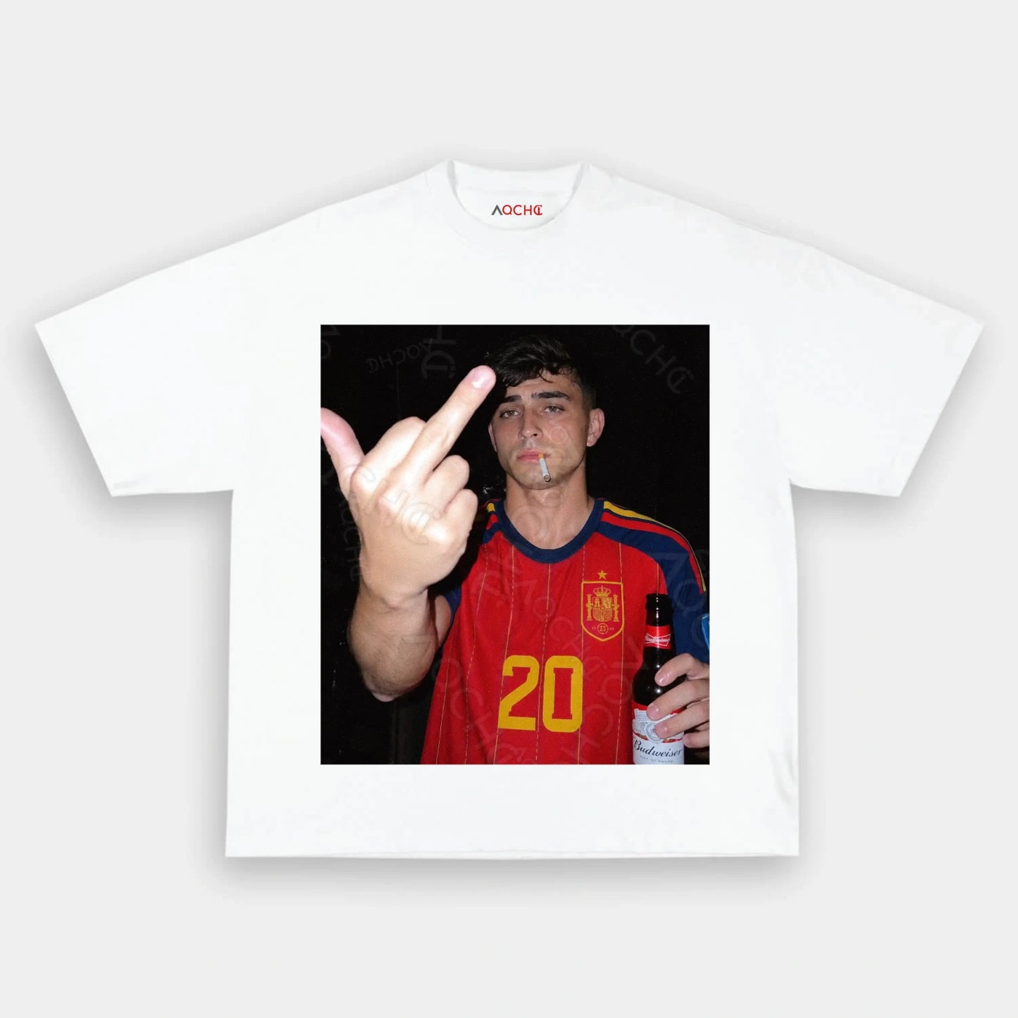 Spain Soccer Style Tee 1 - AQCHIC