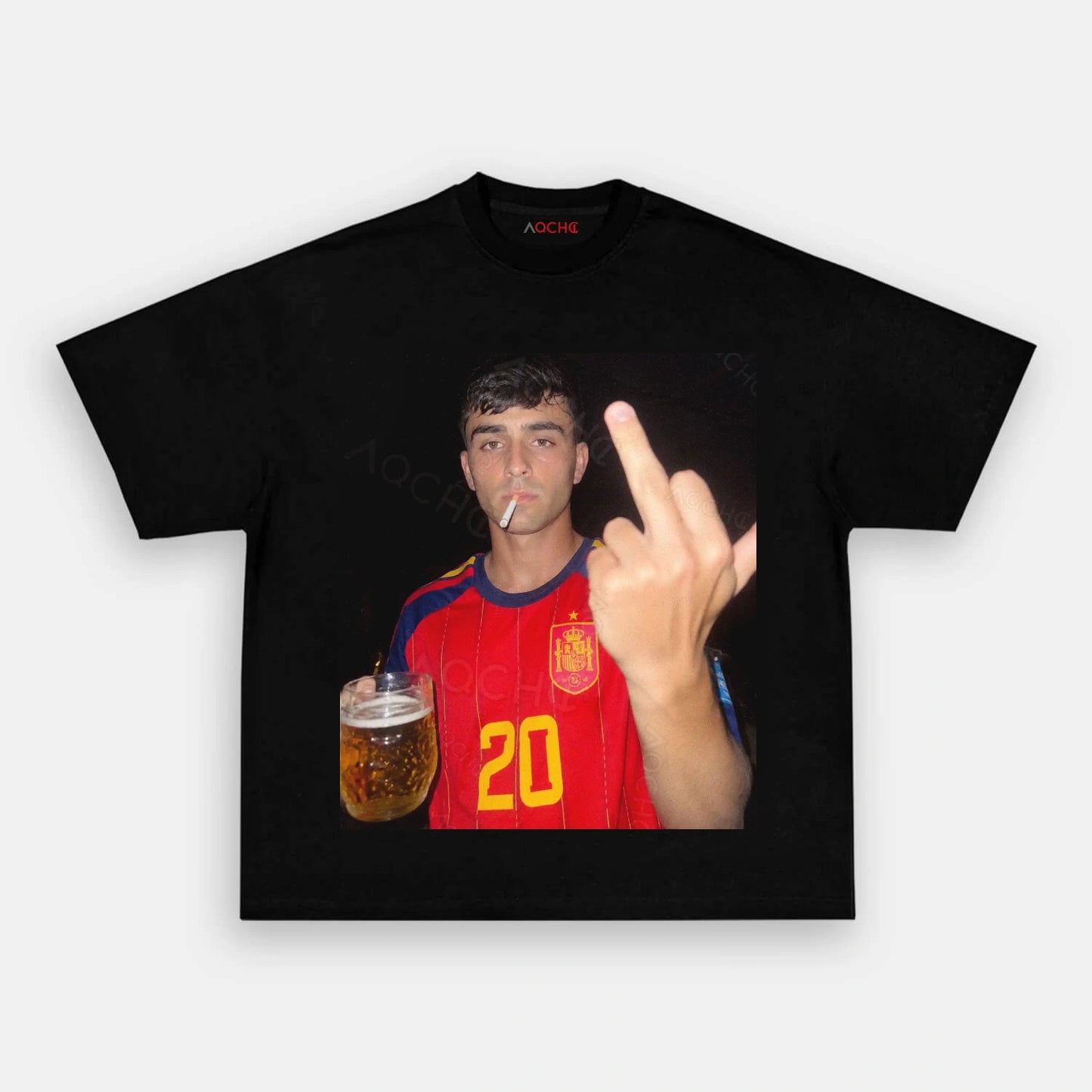 Spain Soccer Style Tee 2 - AQCHIC