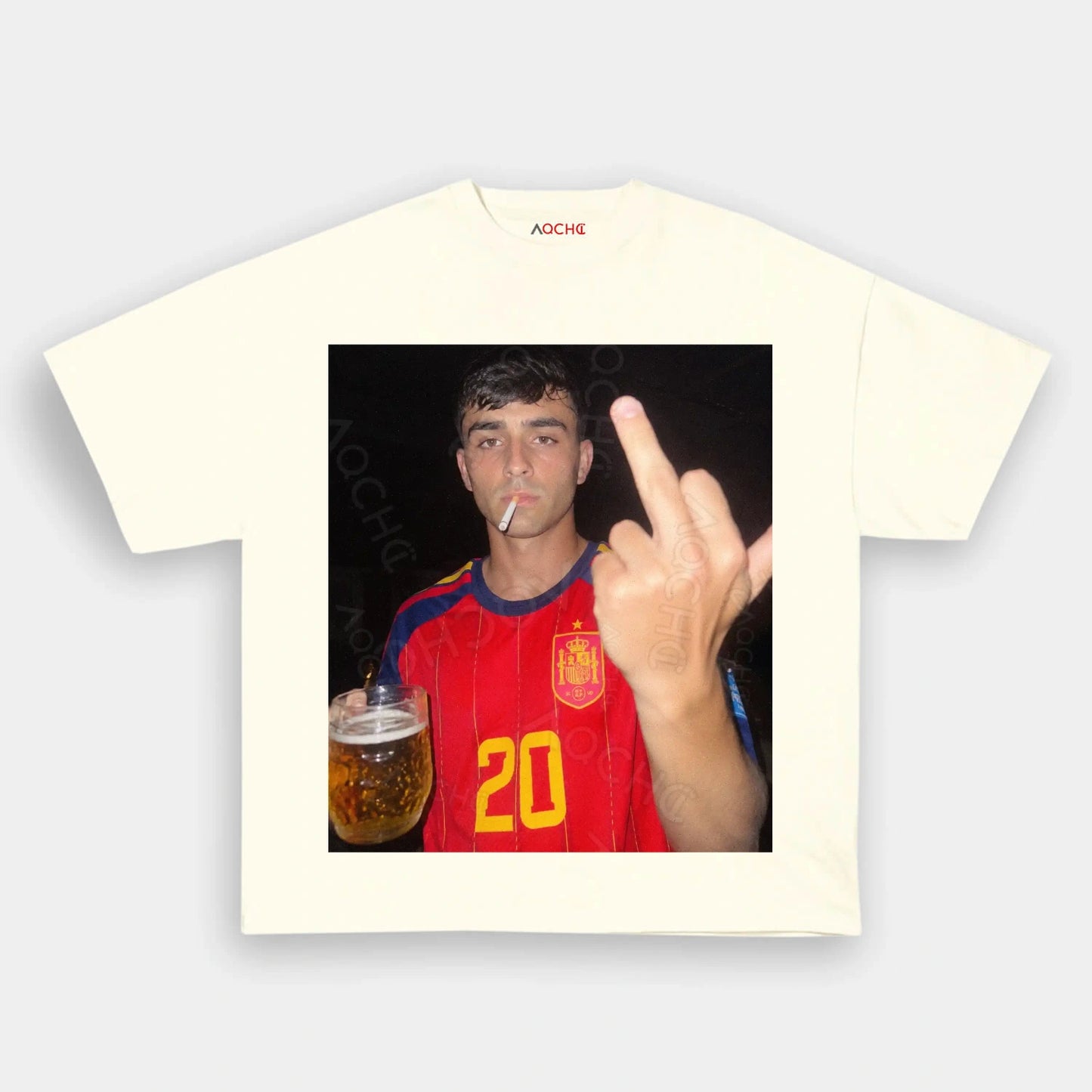 Spain Soccer Style Tee 2 - AQCHIC
