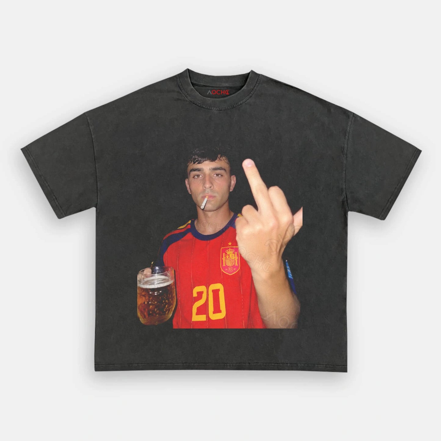Spain Soccer Style Tee 2 - AQCHIC