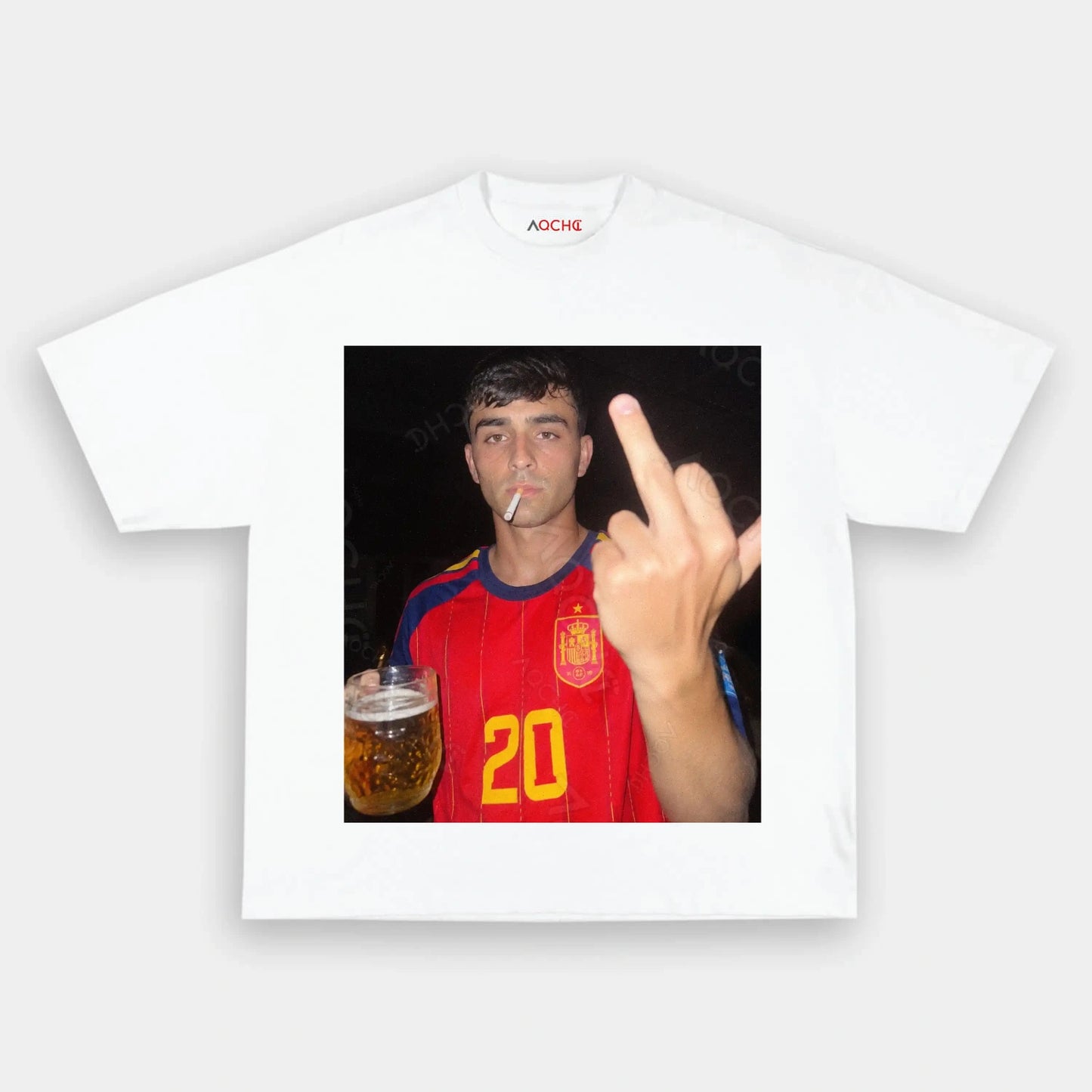 Spain Soccer Style Tee 2 - AQCHIC