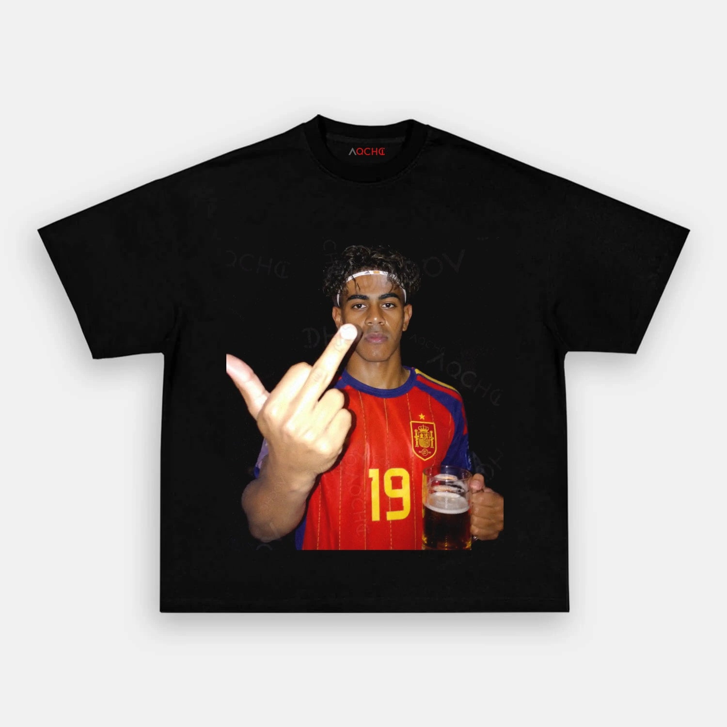 Spain Soccer Style Tee 3 - AQCHIC