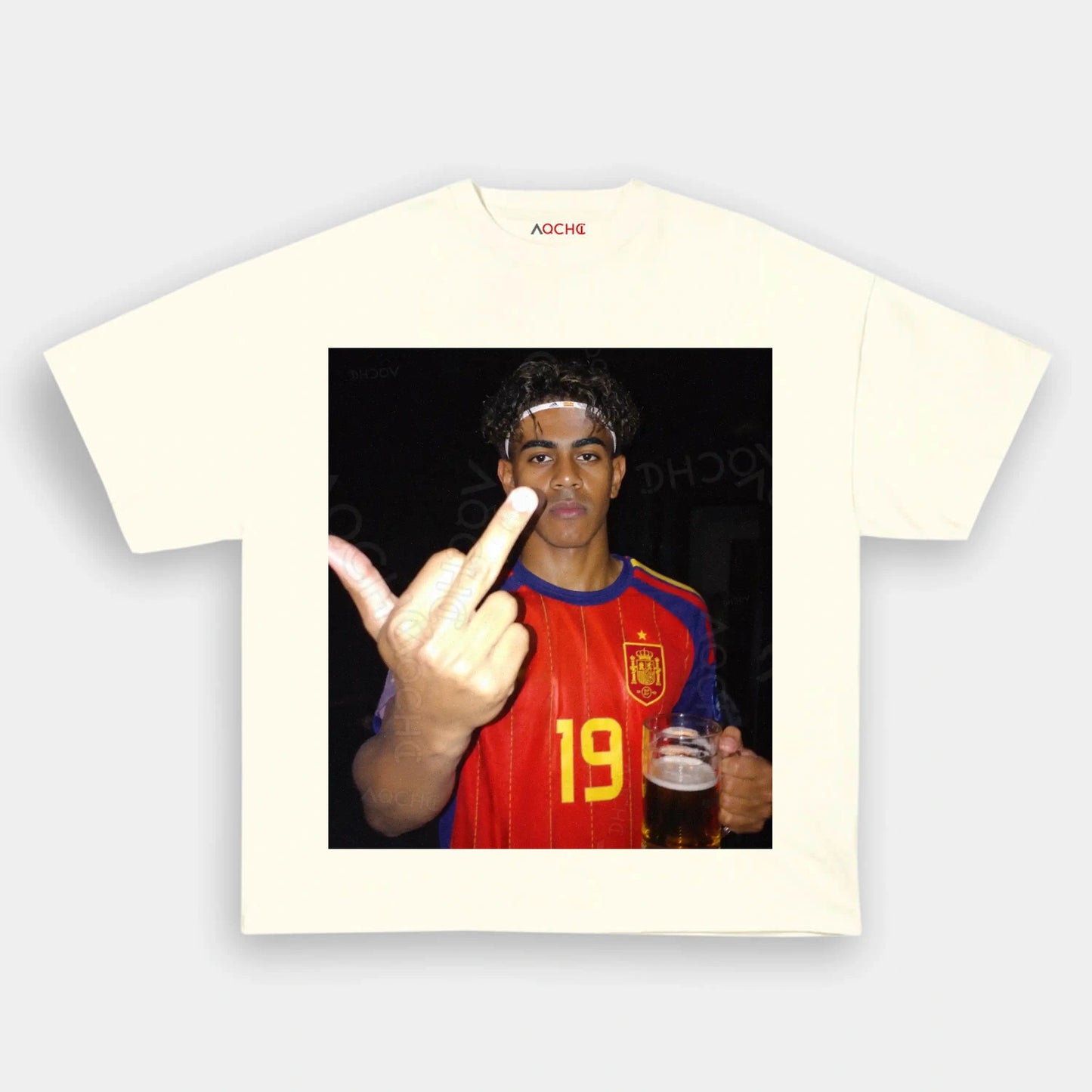 Spain Soccer Style Tee 3 - AQCHIC