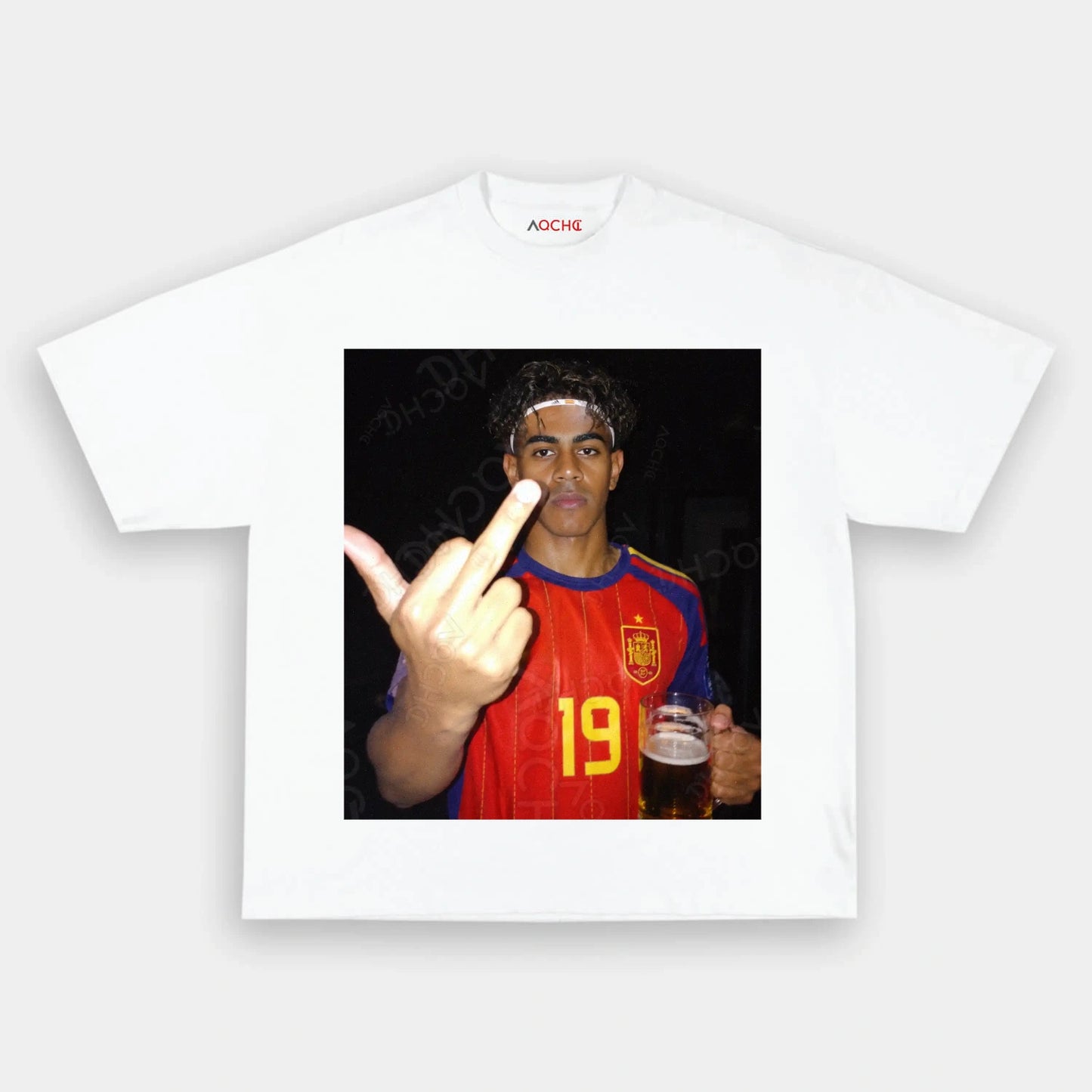 Spain Soccer Style Tee 3 - AQCHIC
