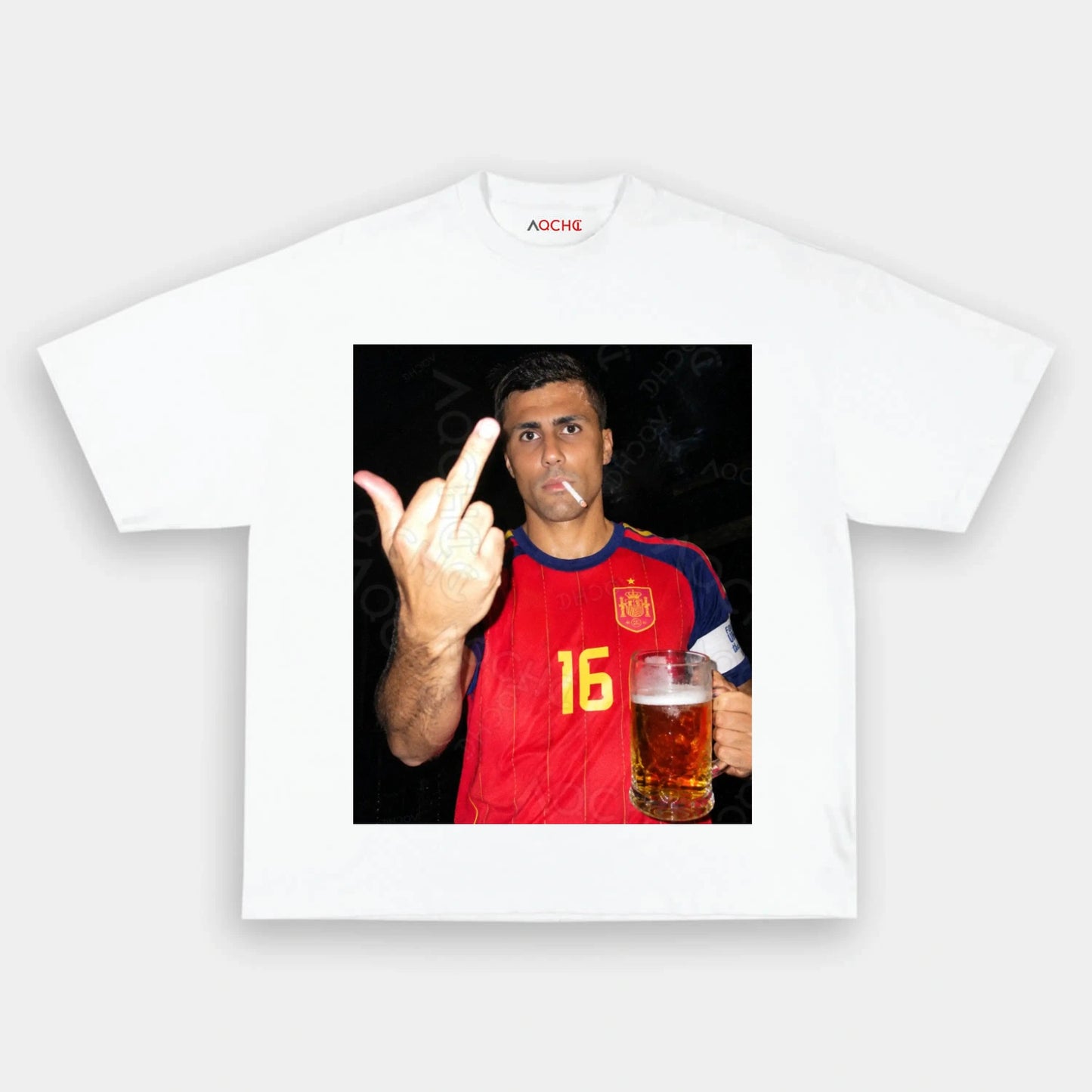 Spain Soccer Style Tee 5 - AQCHIC