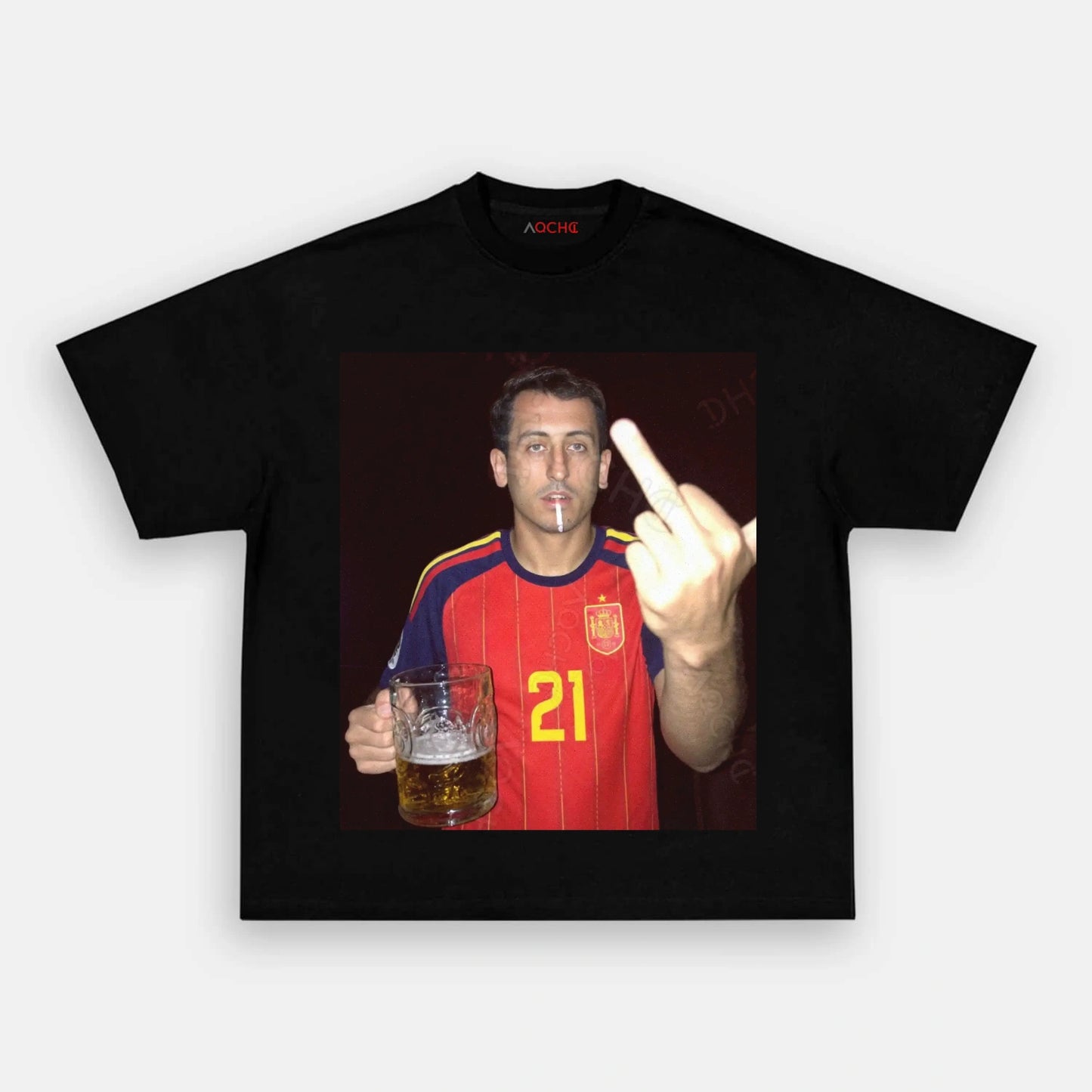 Spain Soccer Style Tee 7 - AQCHIC