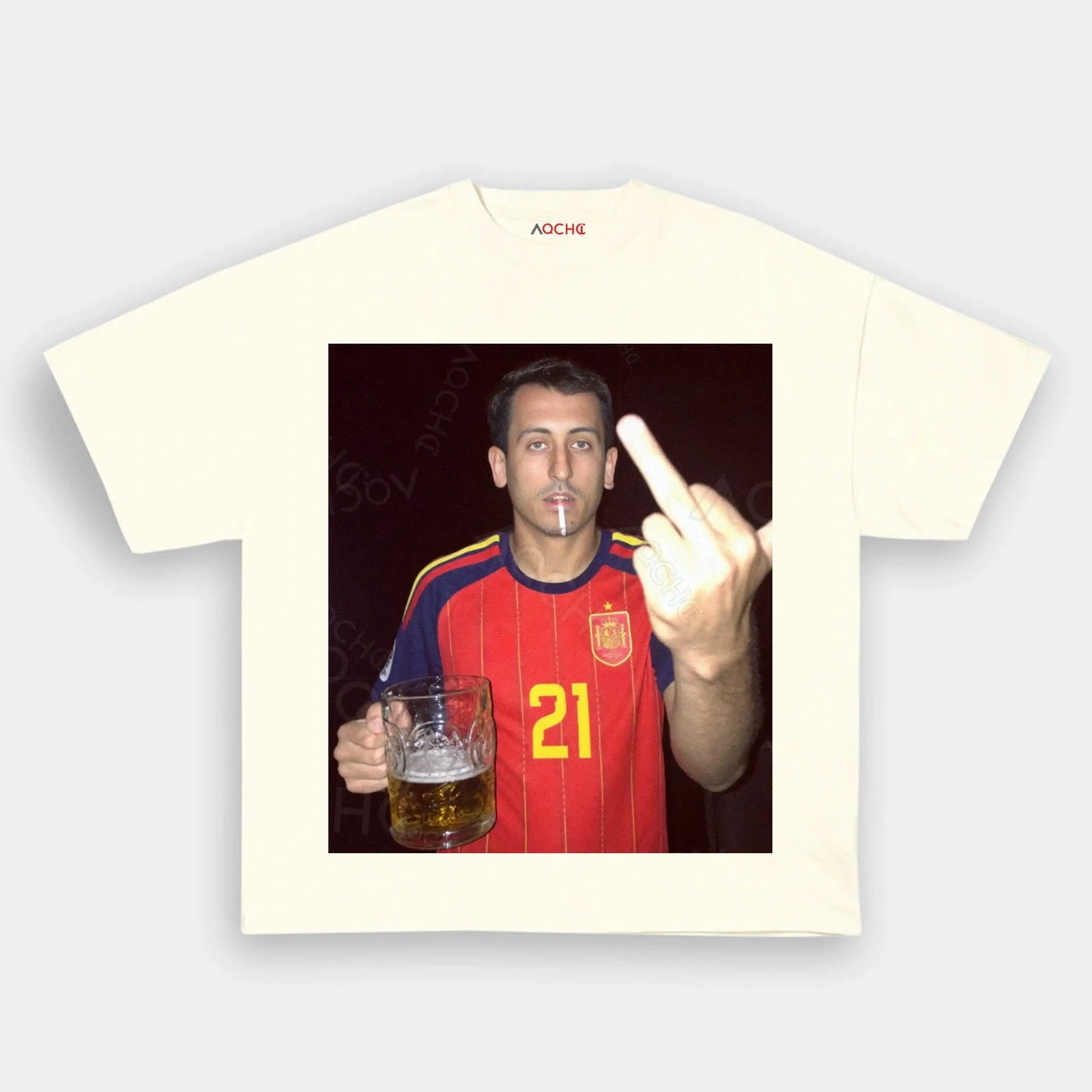 Spain Soccer Style Tee 7 - AQCHIC
