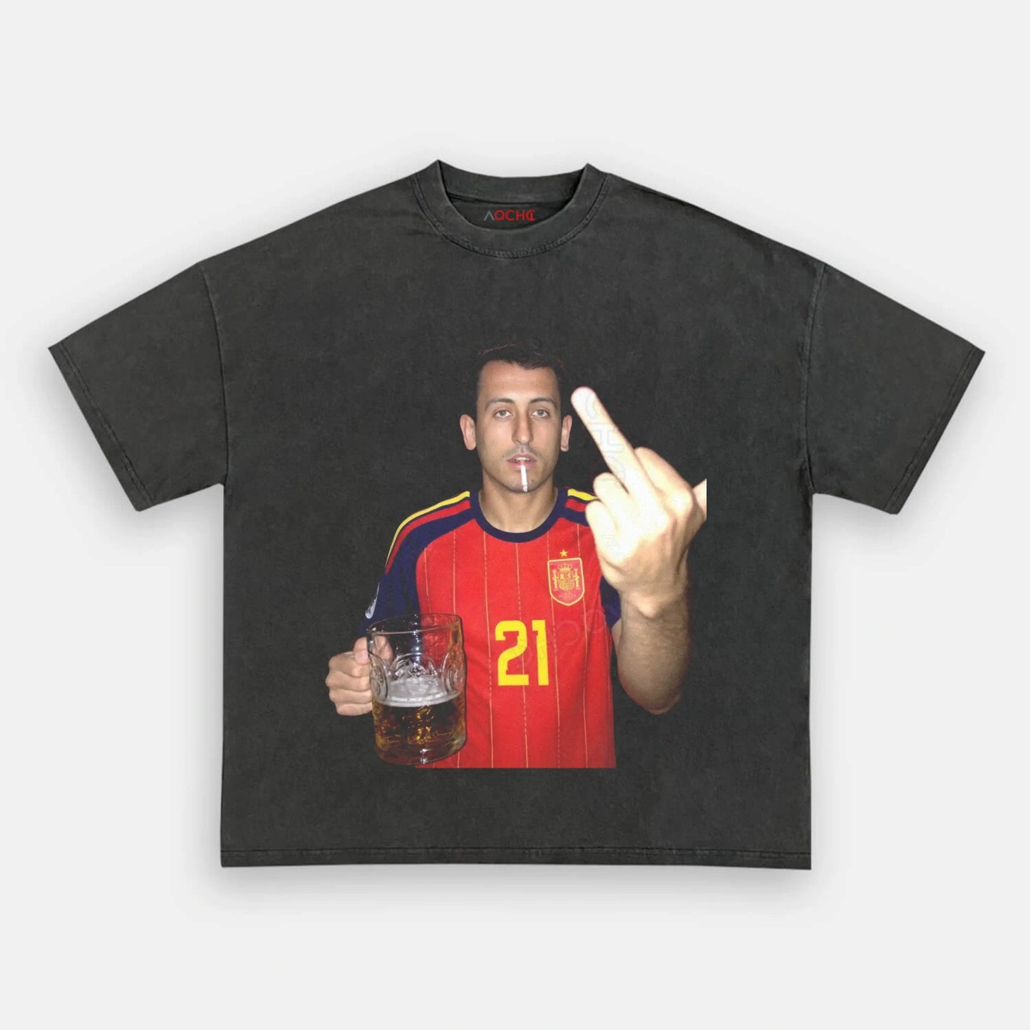 Spain Soccer Style Tee 7 - AQCHIC