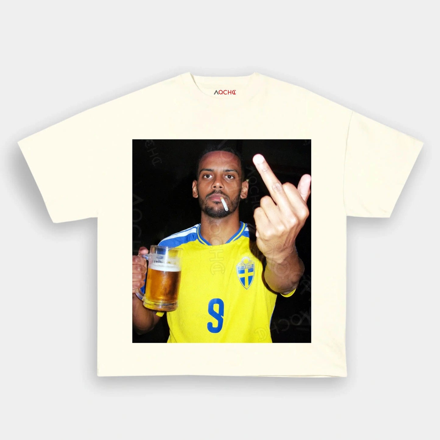 Sweden Football Style Tee 1 - AQCHIC