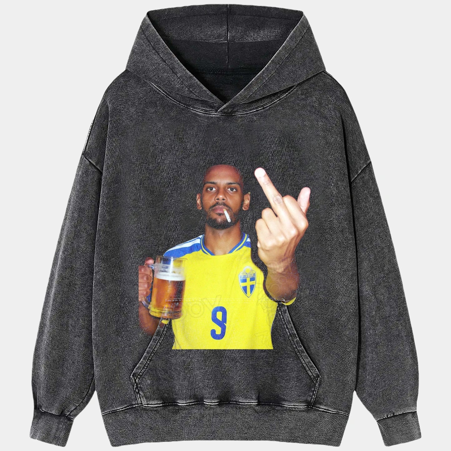 Sweden Football Style Tee 1 - AQCHIC