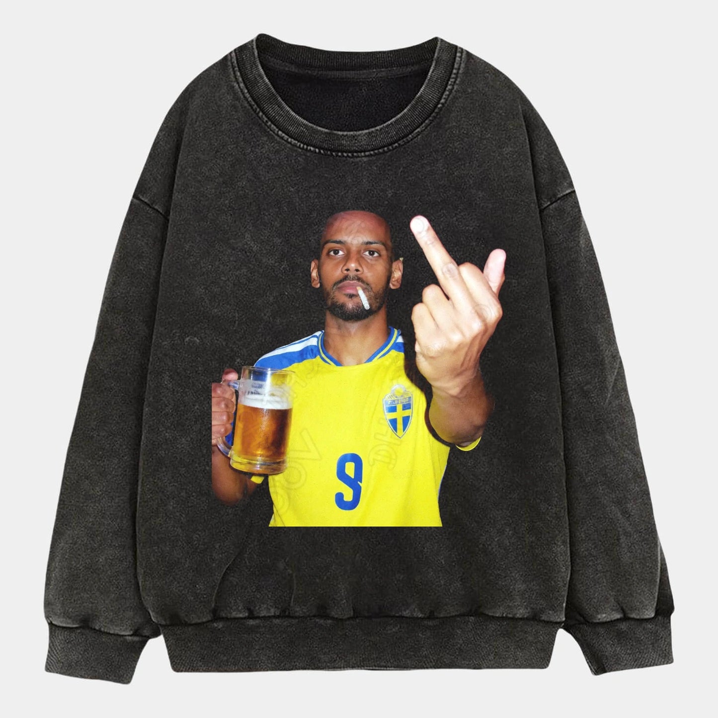 Sweden Football Style Tee 1 - AQCHIC