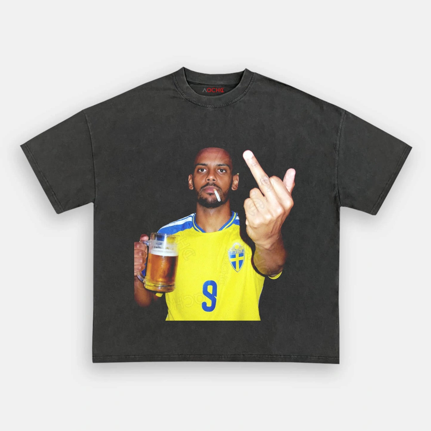 Sweden Football Style Tee 1 - AQCHIC