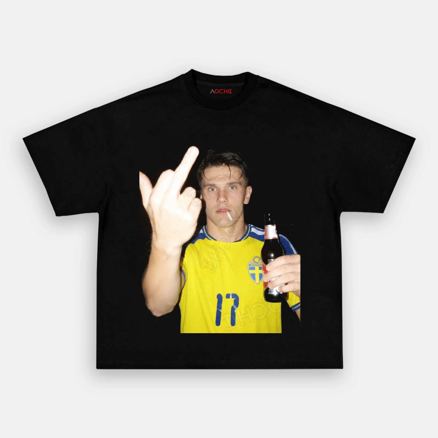 Sweden Football Style Tee 10 - AQCHIC