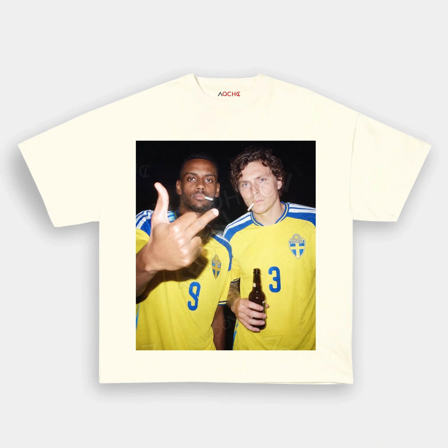 Sweden Football Style Tee 2.1 - AQCHIC