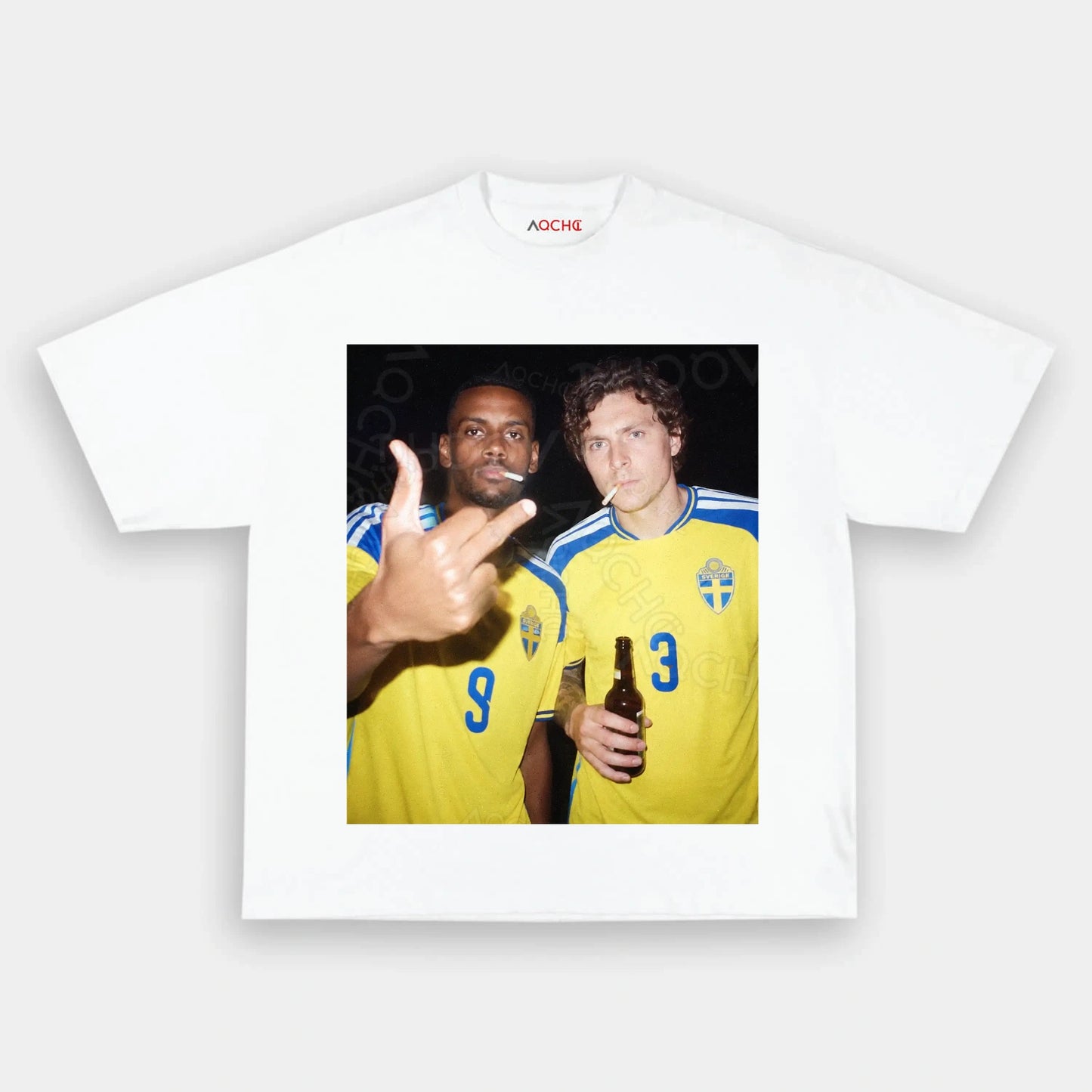 Sweden Football Style Tee 2.1 - AQCHIC