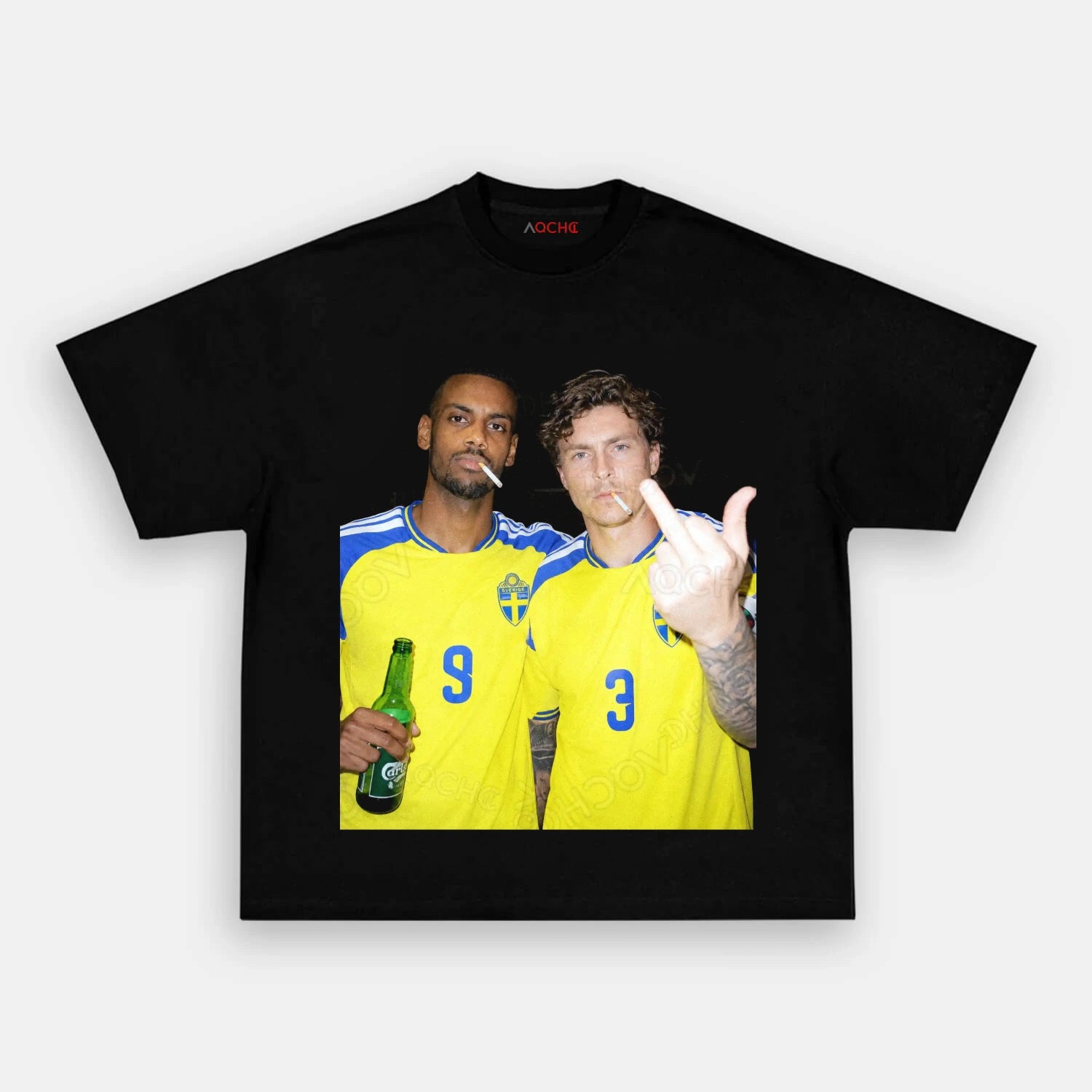 Sweden Football Style Tee 2.2 - AQCHIC