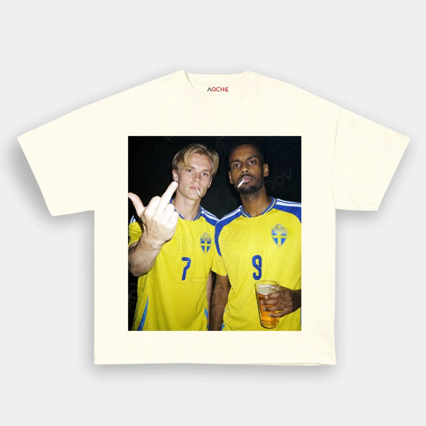 Sweden Football Style Tee 2.3 - AQCHIC