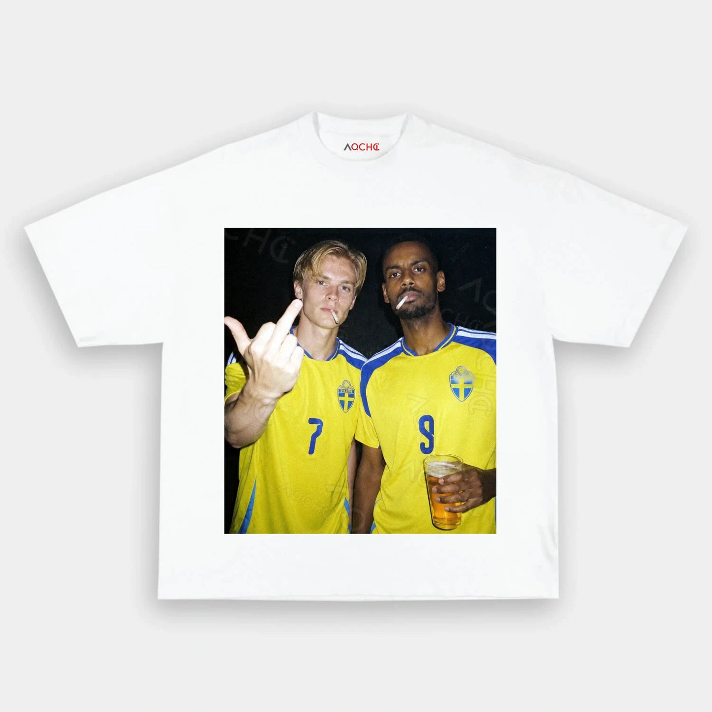 Sweden Football Style Tee 2.3 - AQCHIC