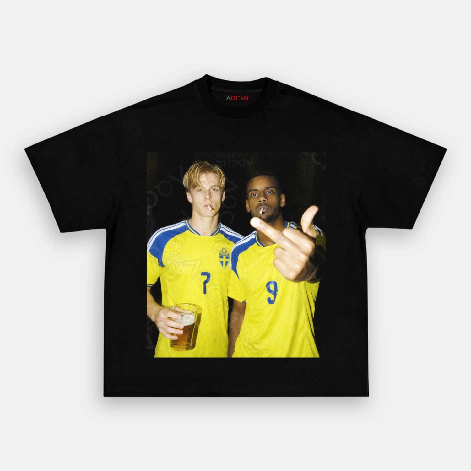 Sweden Football Style Tee 2.4 - AQCHIC
