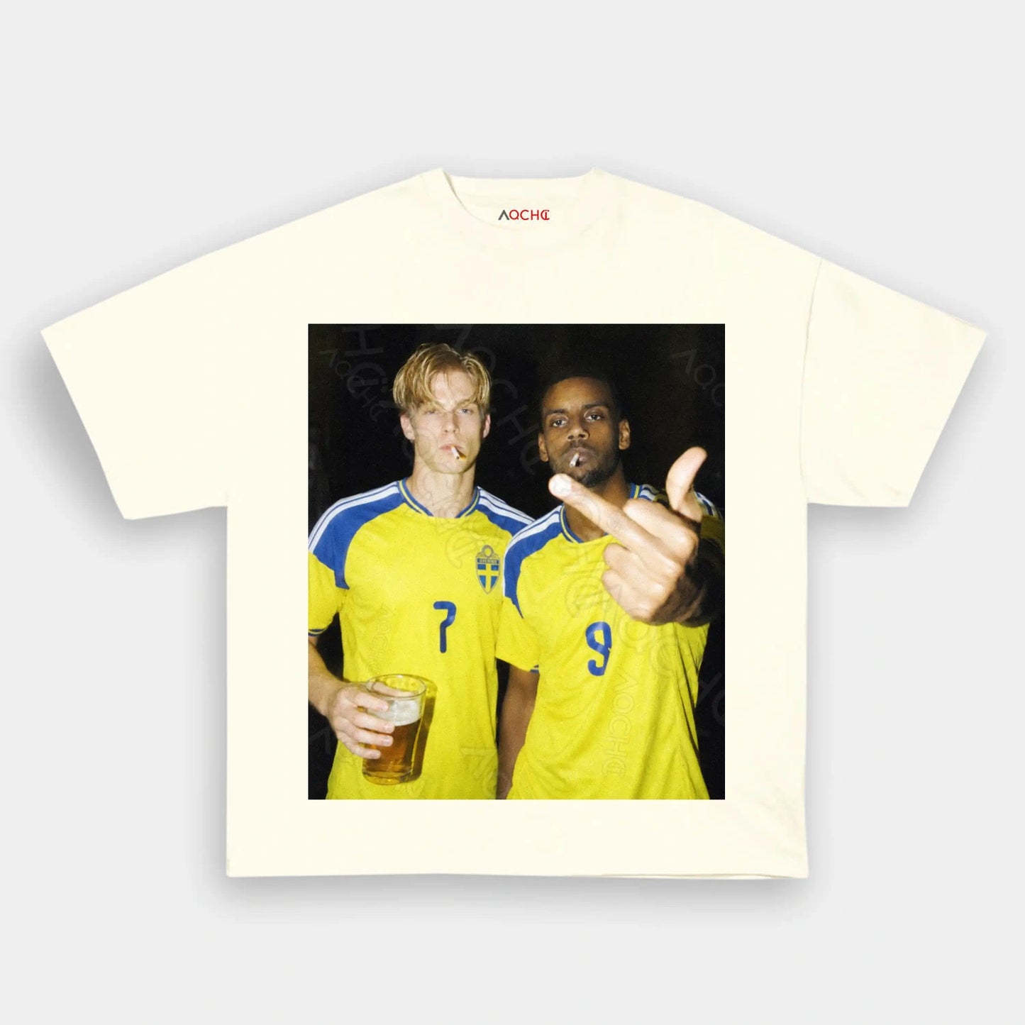 Sweden Football Style Tee 2.4 - AQCHIC
