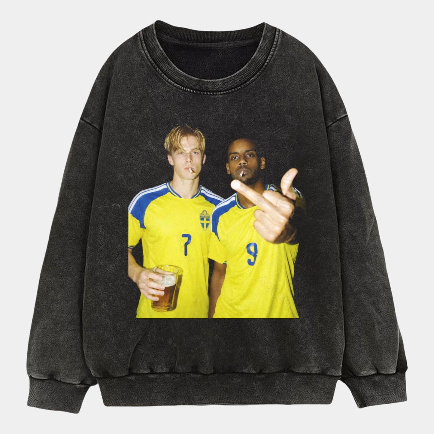 Sweden Football Style Tee 2.4 - AQCHIC