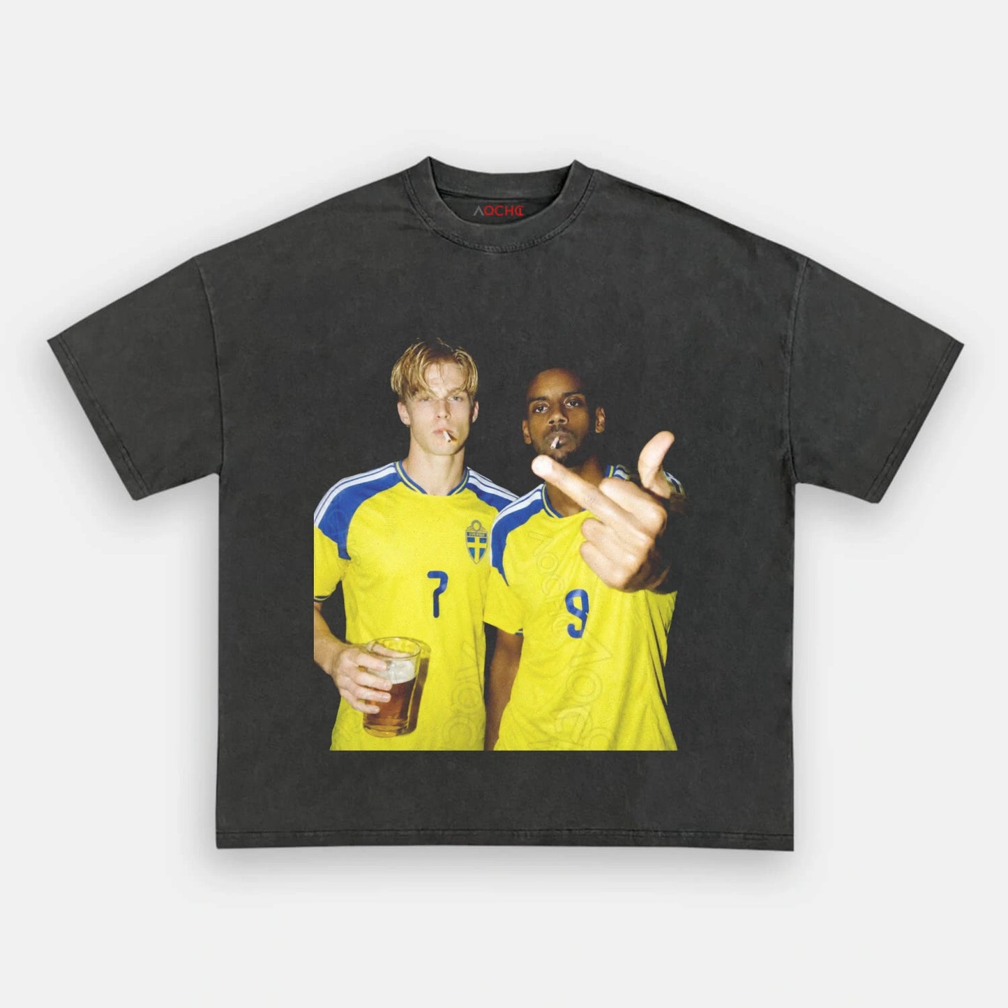 Sweden Football Style Tee 2.4 - AQCHIC