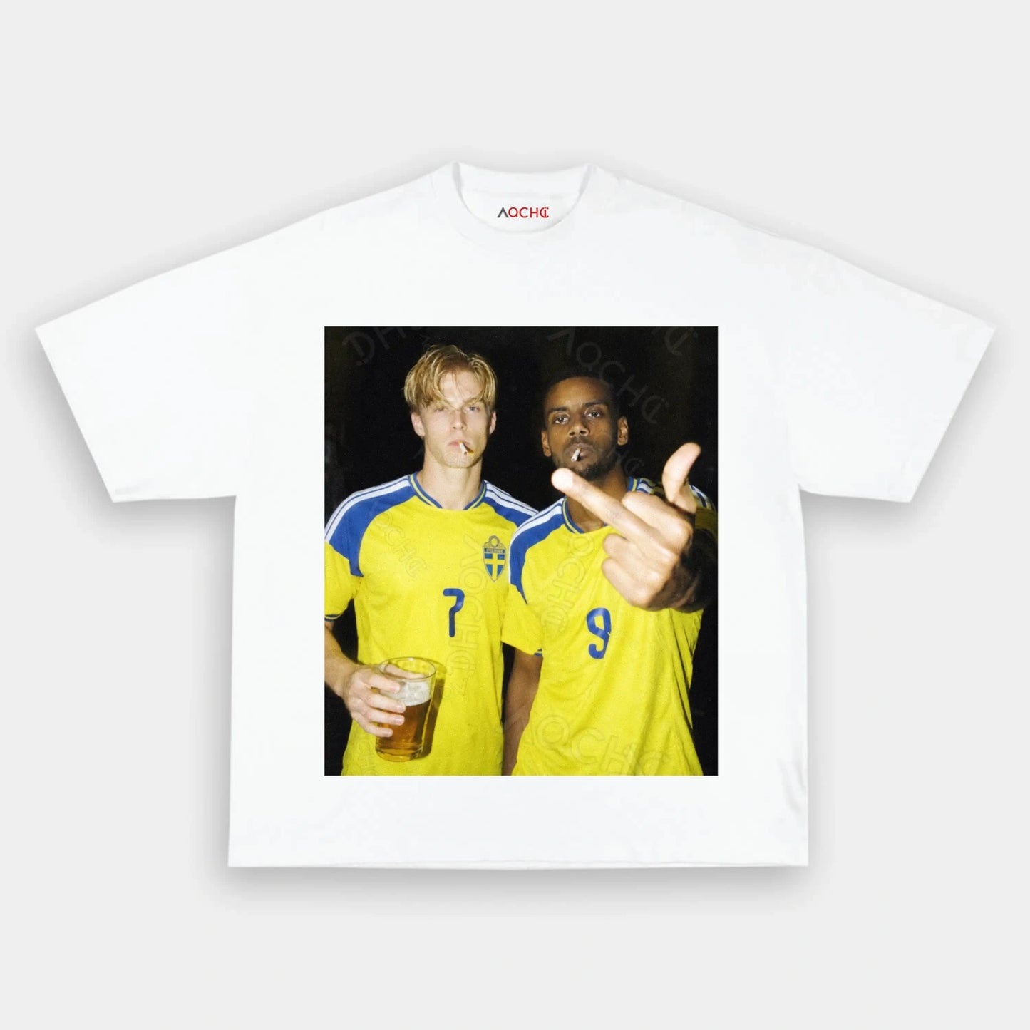 Sweden Football Style Tee 2.4 - AQCHIC