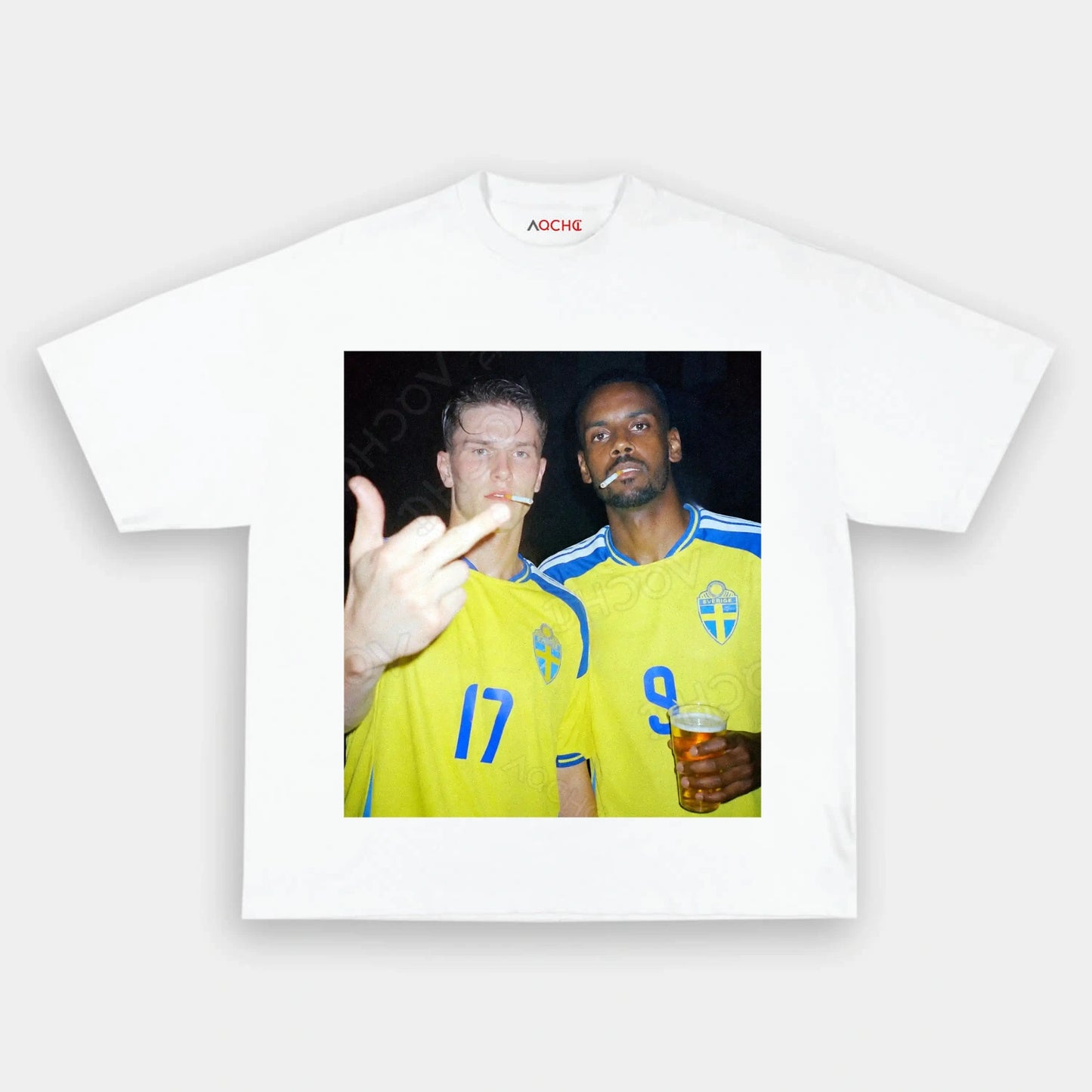Sweden Football Style Tee 2.7 - AQCHIC