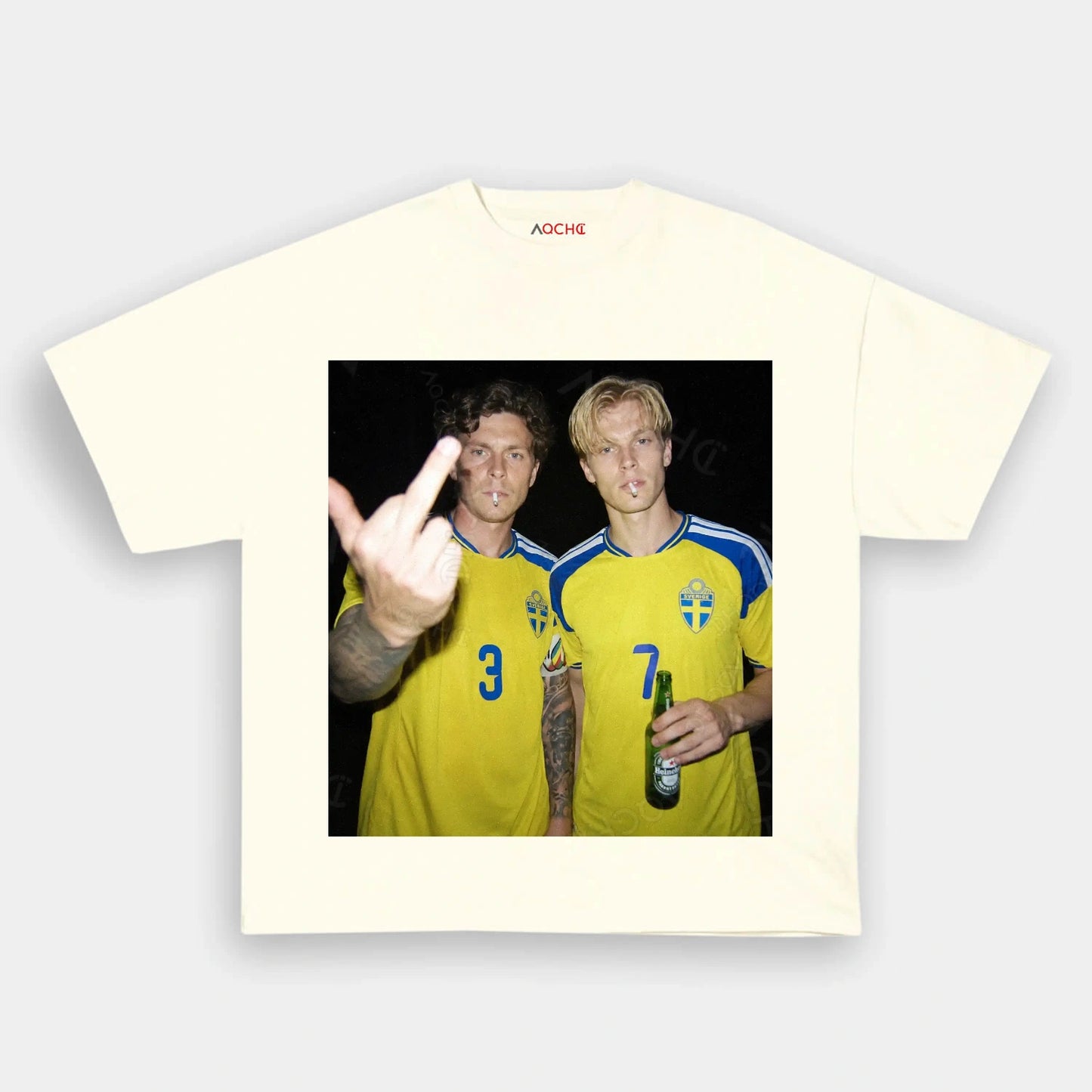 Sweden Football Style Tee 2.8 - AQCHIC