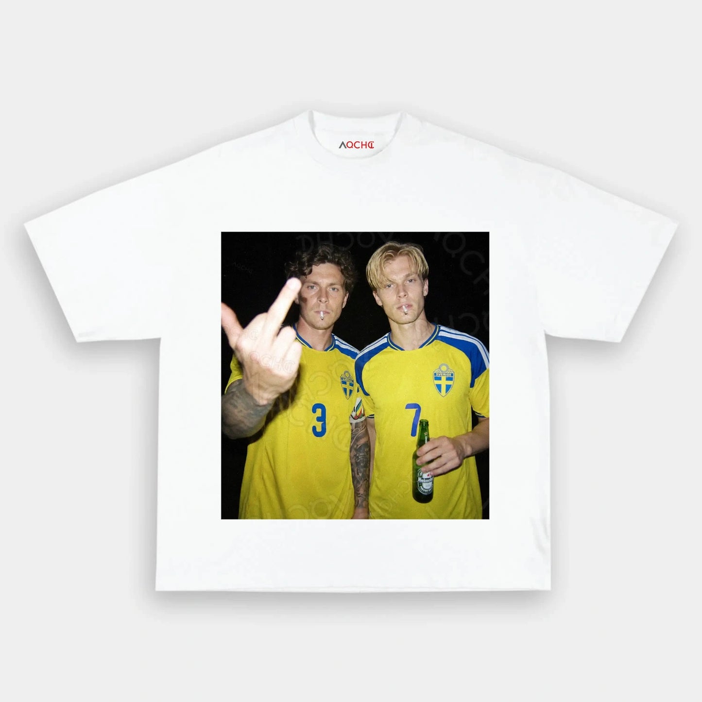 Sweden Football Style Tee 2.8 - AQCHIC