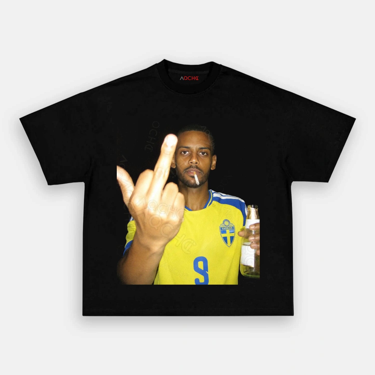 Sweden Football Style Tee 2 - AQCHIC