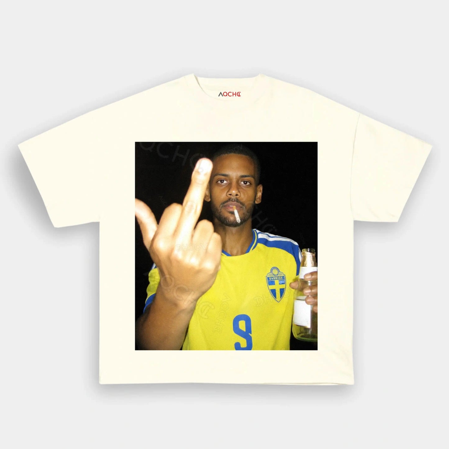 Sweden Football Style Tee 2 - AQCHIC