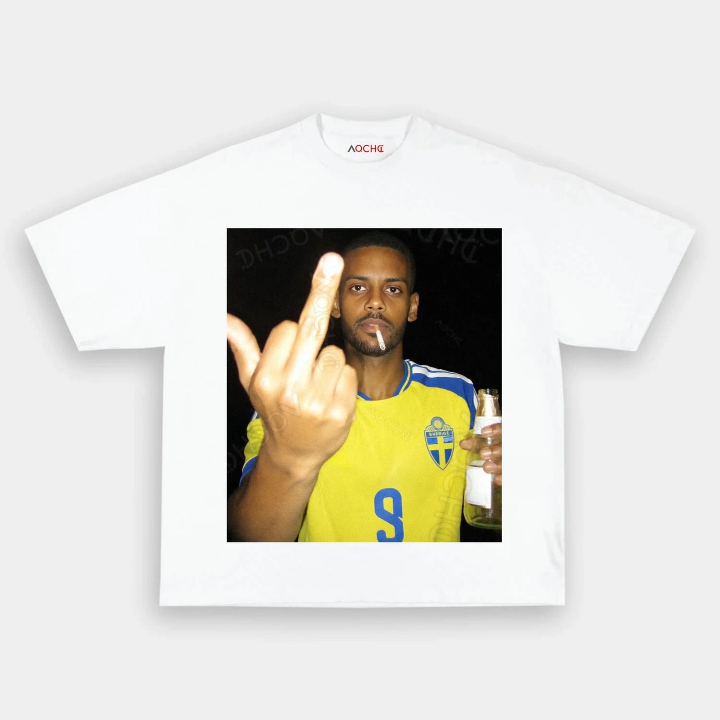 Sweden Football Style Tee 2 - AQCHIC
