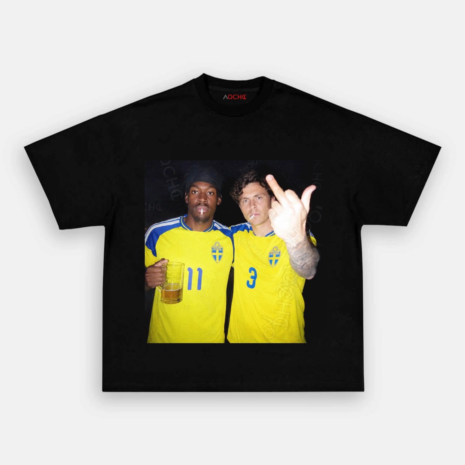 Sweden Football Style Tee 3.1 - AQCHIC