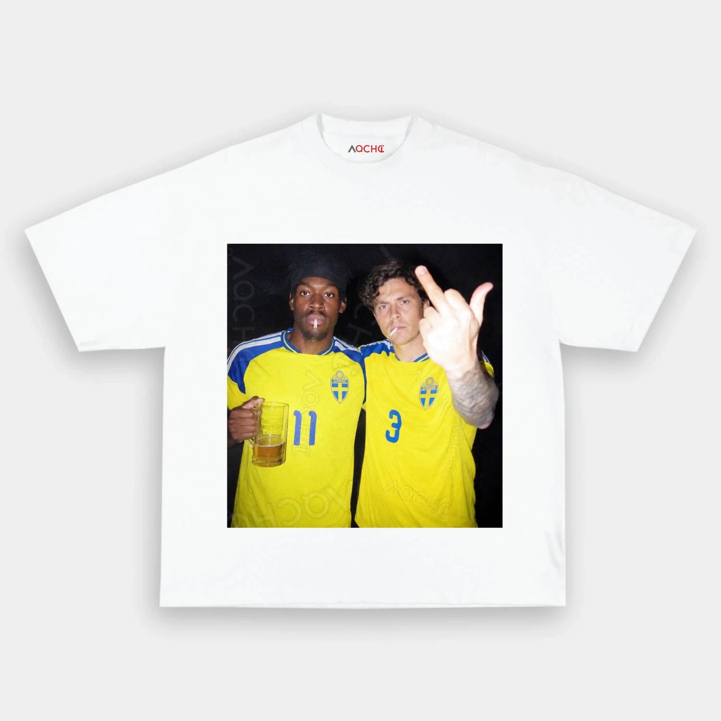 Sweden Football Style Tee 3.1 - AQCHIC