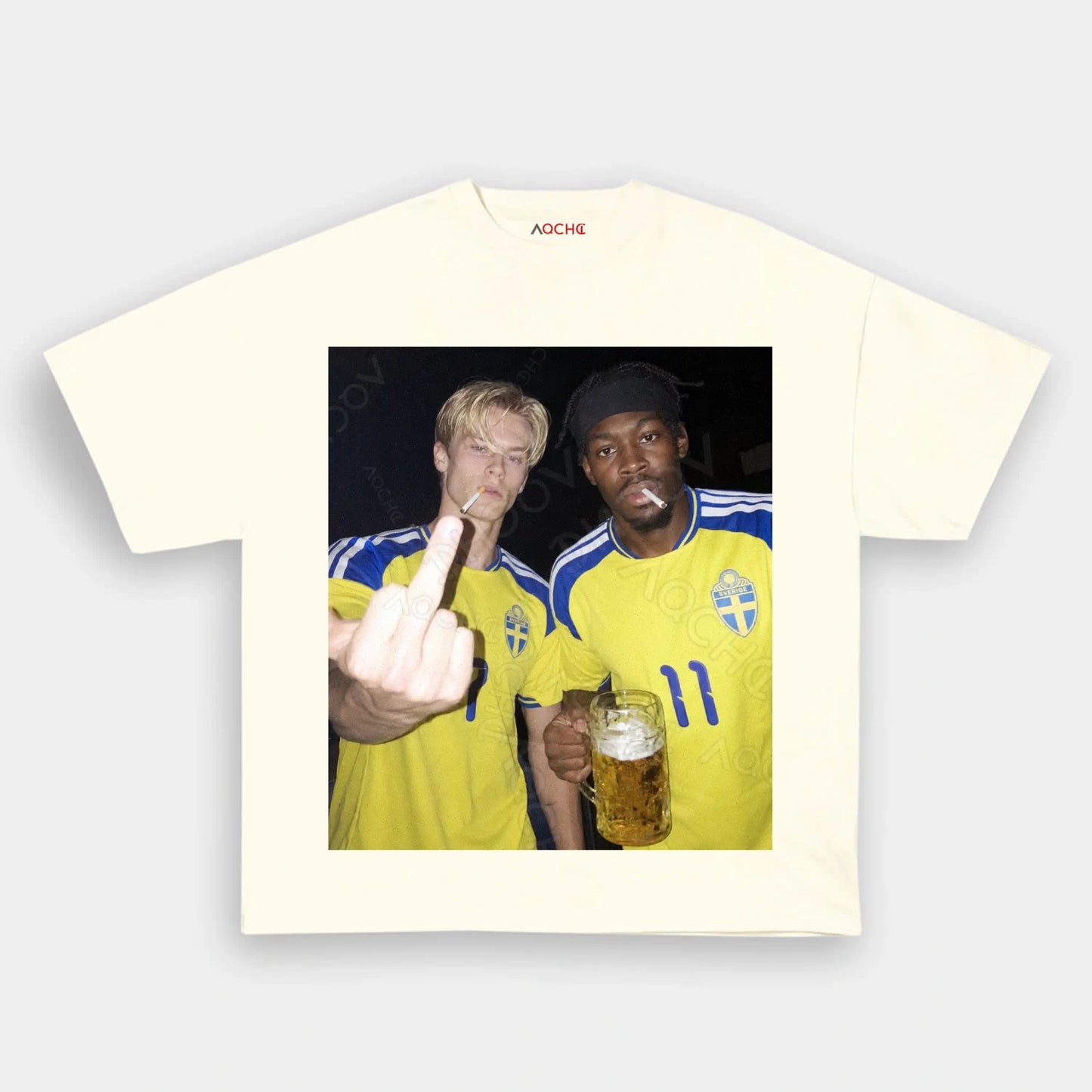 Sweden Football Style Tee 3.2 - AQCHIC