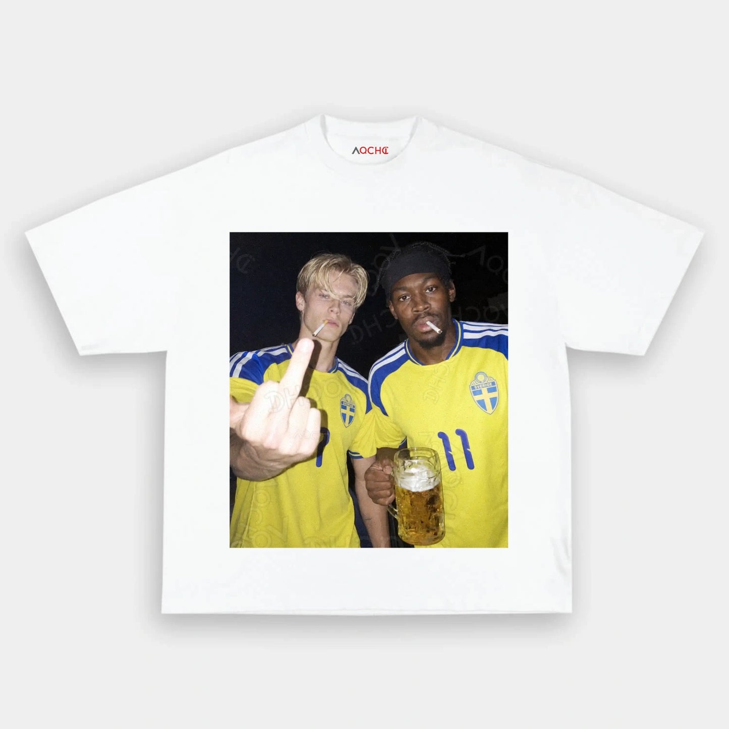 Sweden Football Style Tee 3.2 - AQCHIC