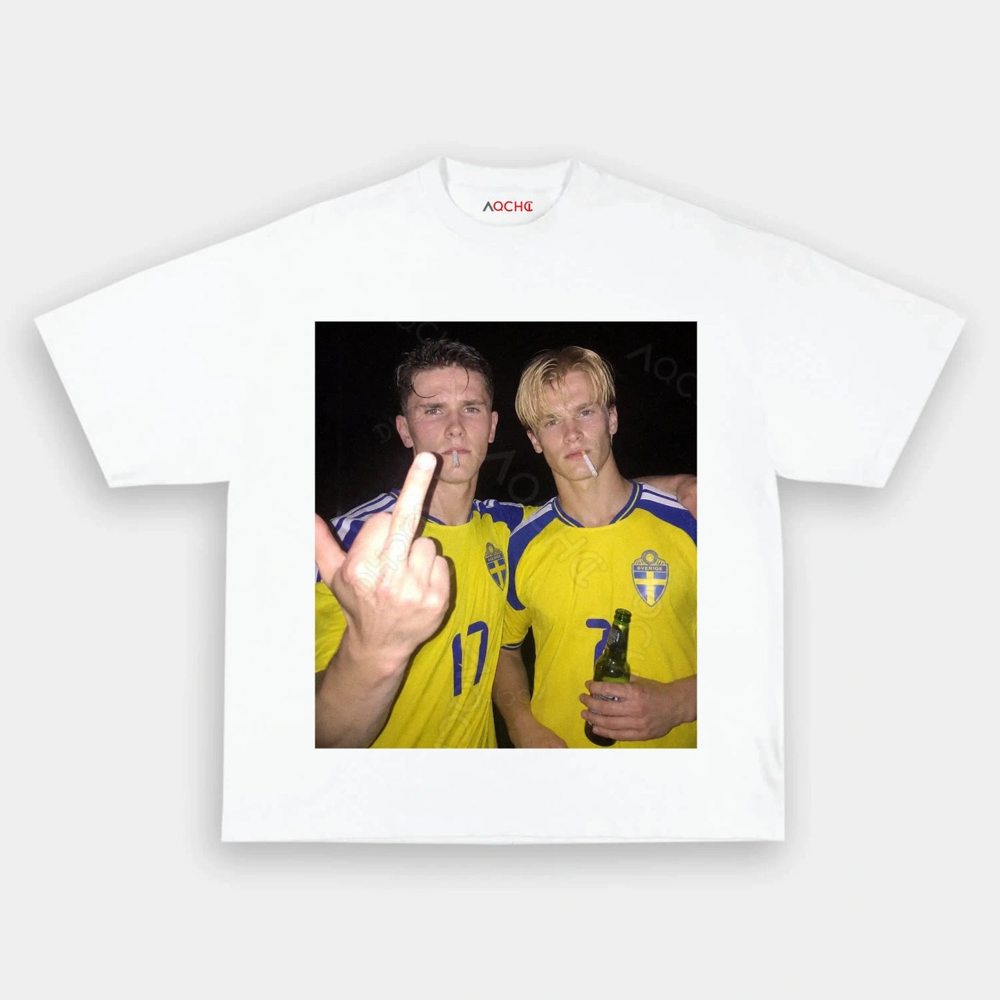 Sweden Football Style Tee 3.3 - AQCHIC