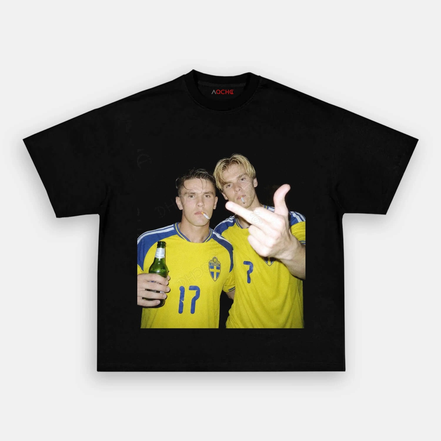 Sweden Football Style Tee 3.4 - AQCHIC