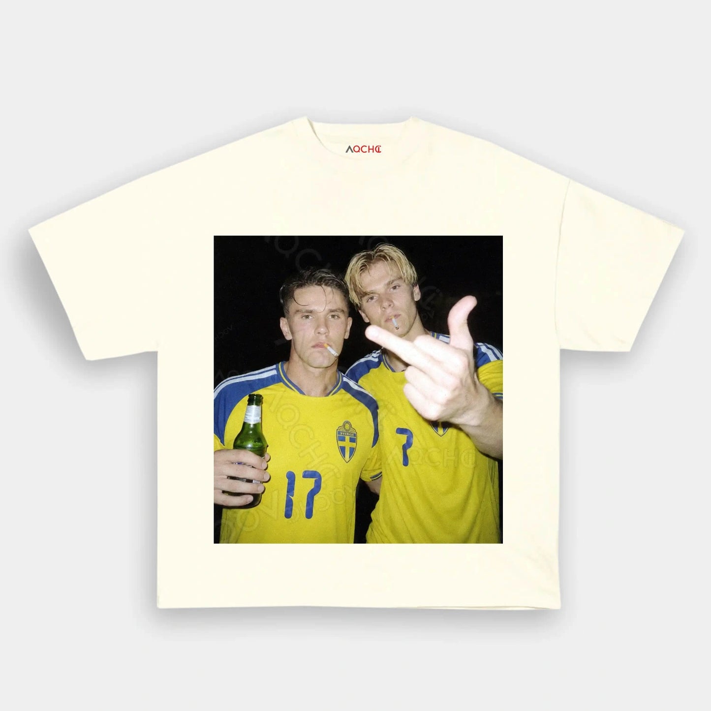 Sweden Football Style Tee 3.4 - AQCHIC