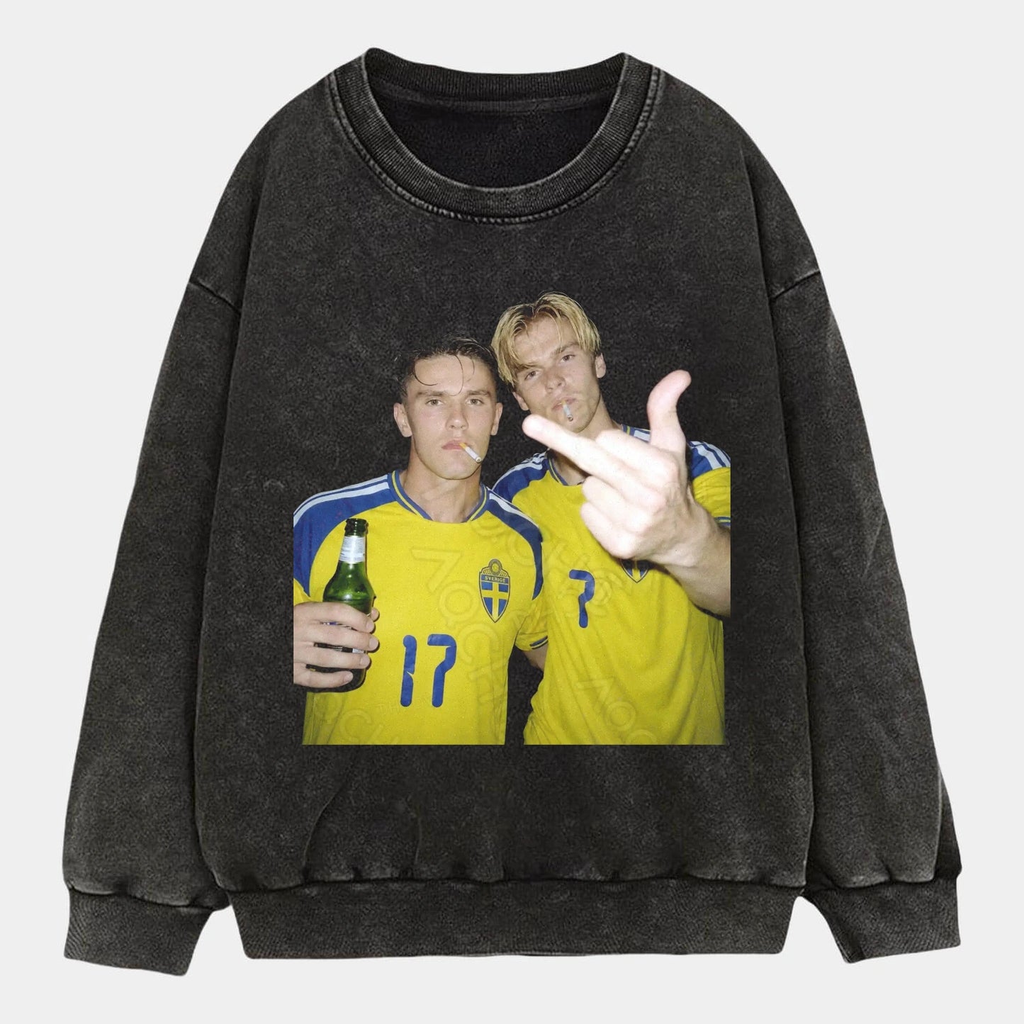 Sweden Football Style Tee 3.4 - AQCHIC