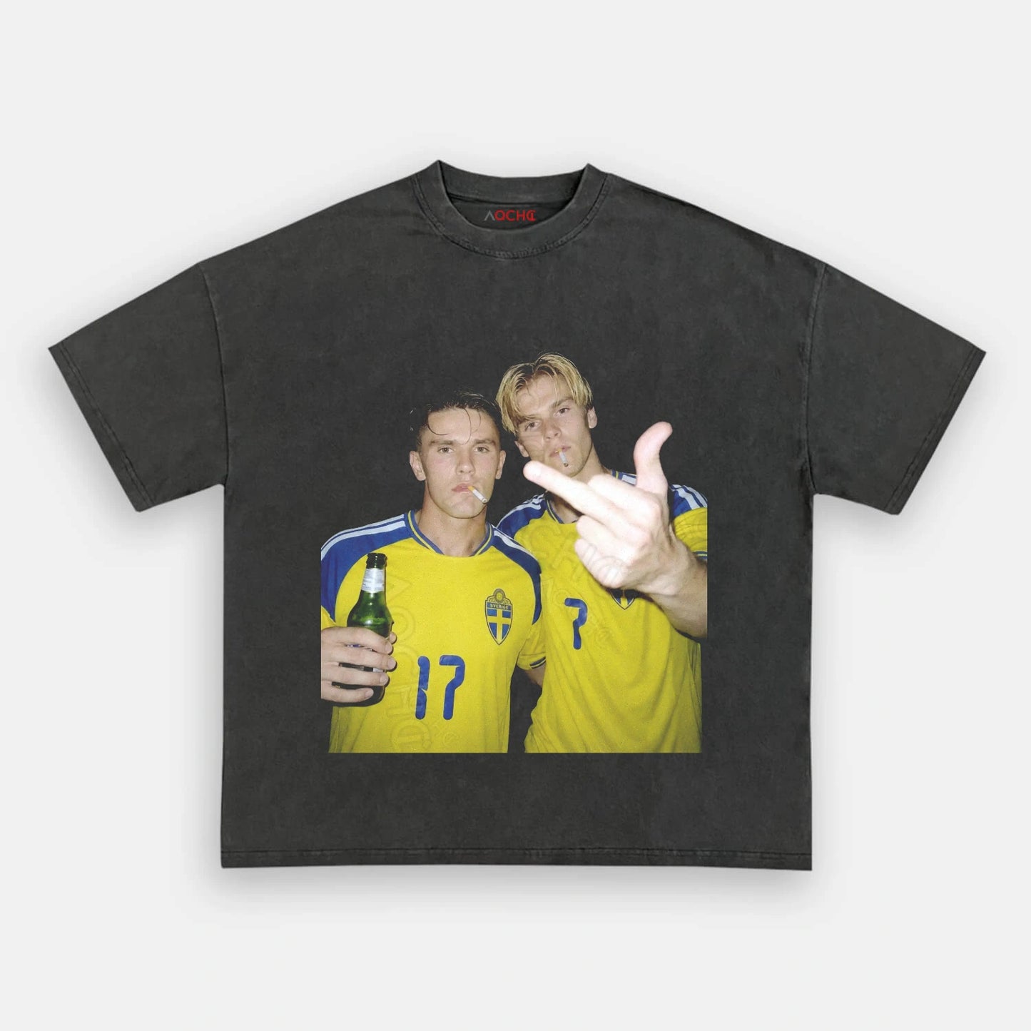 Sweden Football Style Tee 3.4 - AQCHIC