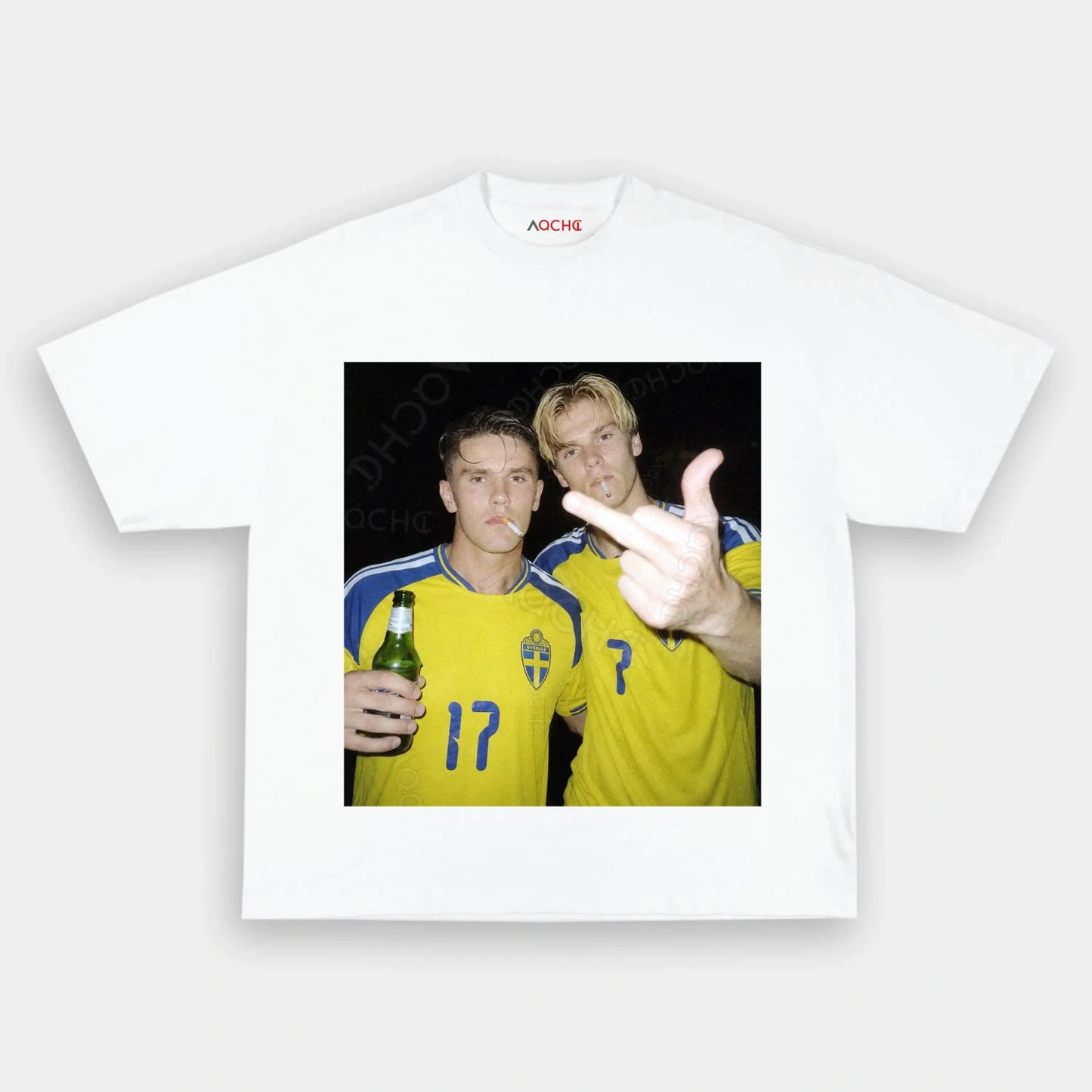 Sweden Football Style Tee 3.4 - AQCHIC